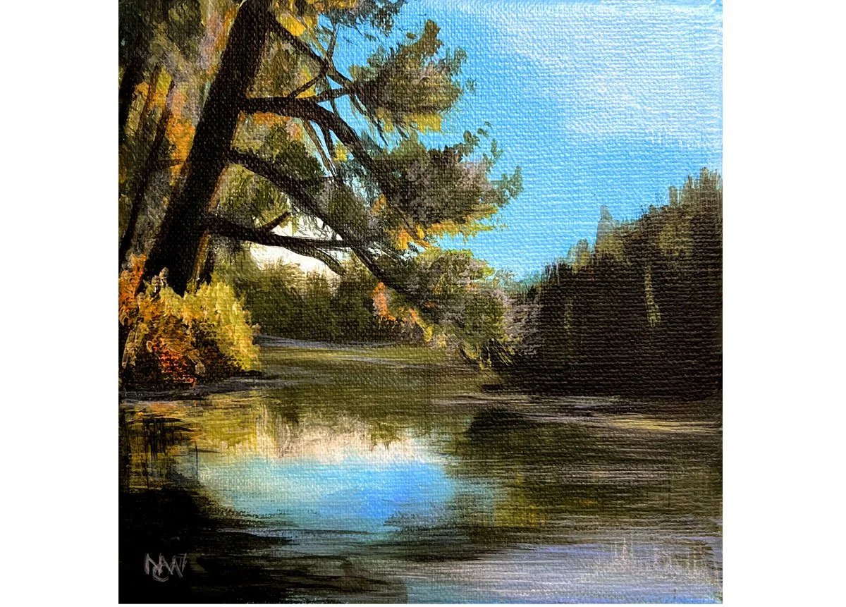 October Morning on Red Eagle Pond (sold)