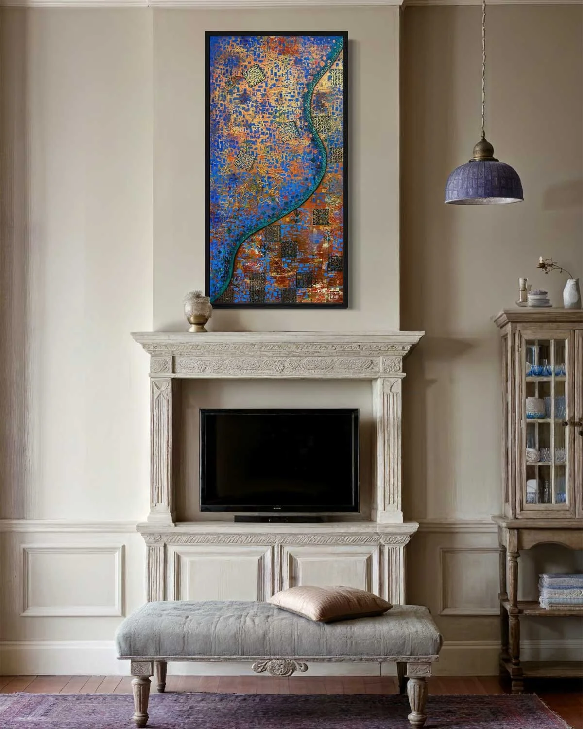 "Life: Reconstructed", as shown in a fictitious interior setting.