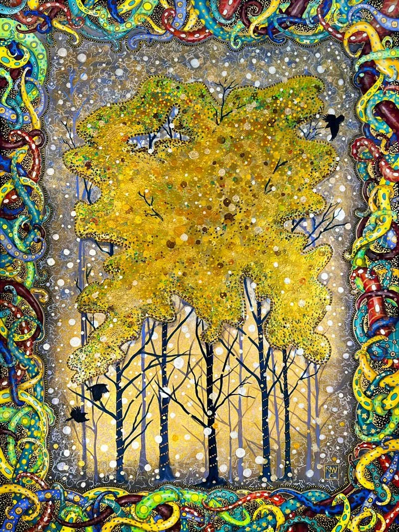 Tangles & Orbs 1
Acrylics on Canvas
36" x 48"
Sold-Commission