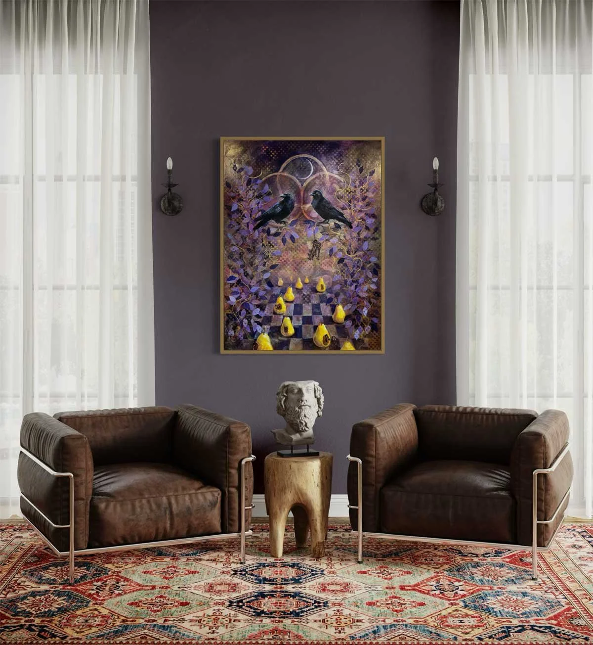 "Secret's Keepers" as shown in a fictitious interior setting.