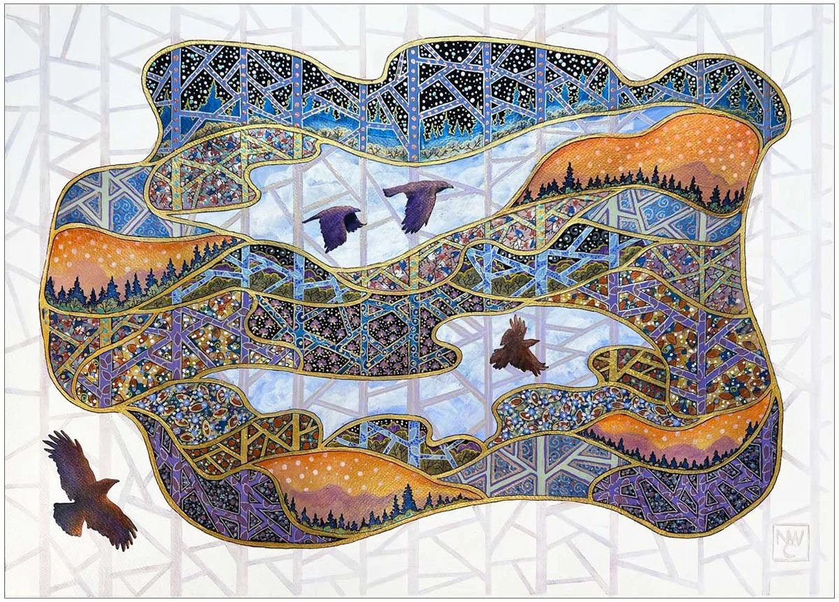 From the Hidden to the Familiar
(sold)