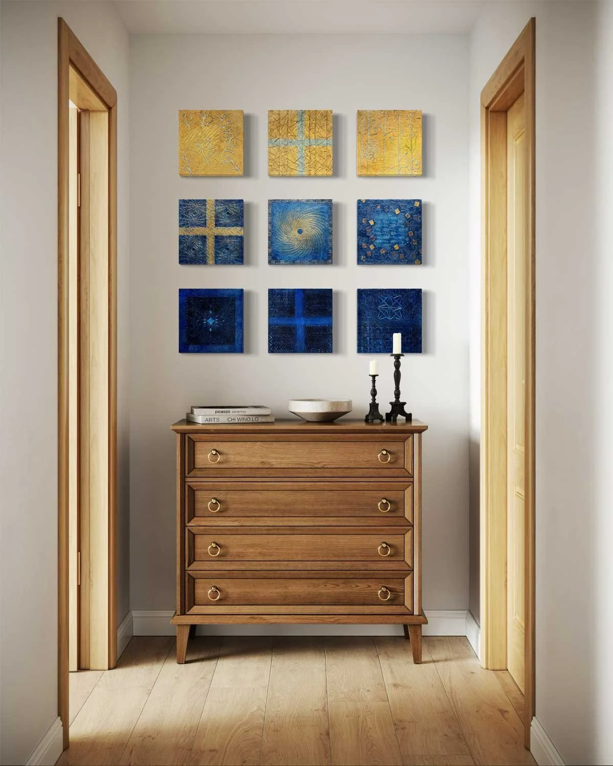 "Life: Passages", as shown in a fictitious interior setting.