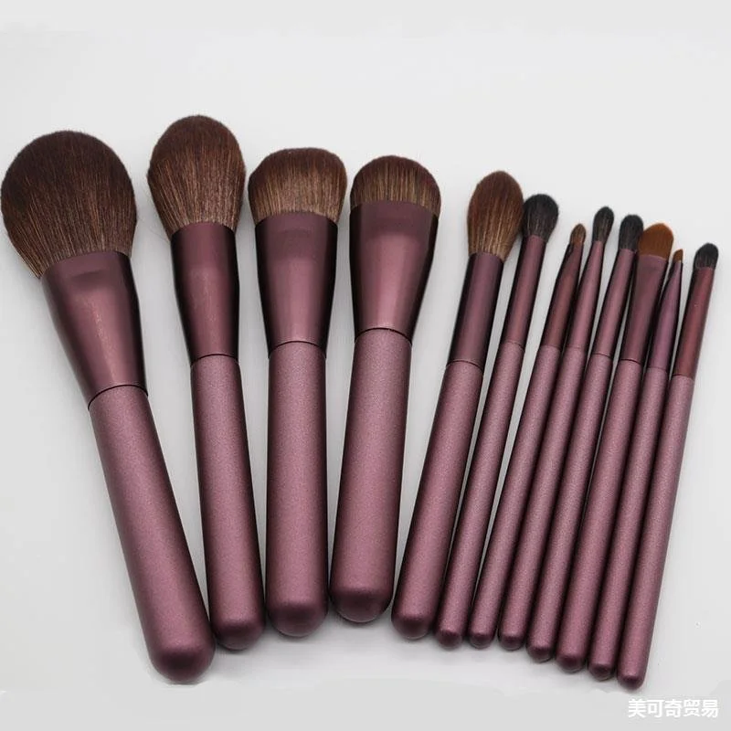 12 Makeup Brushes