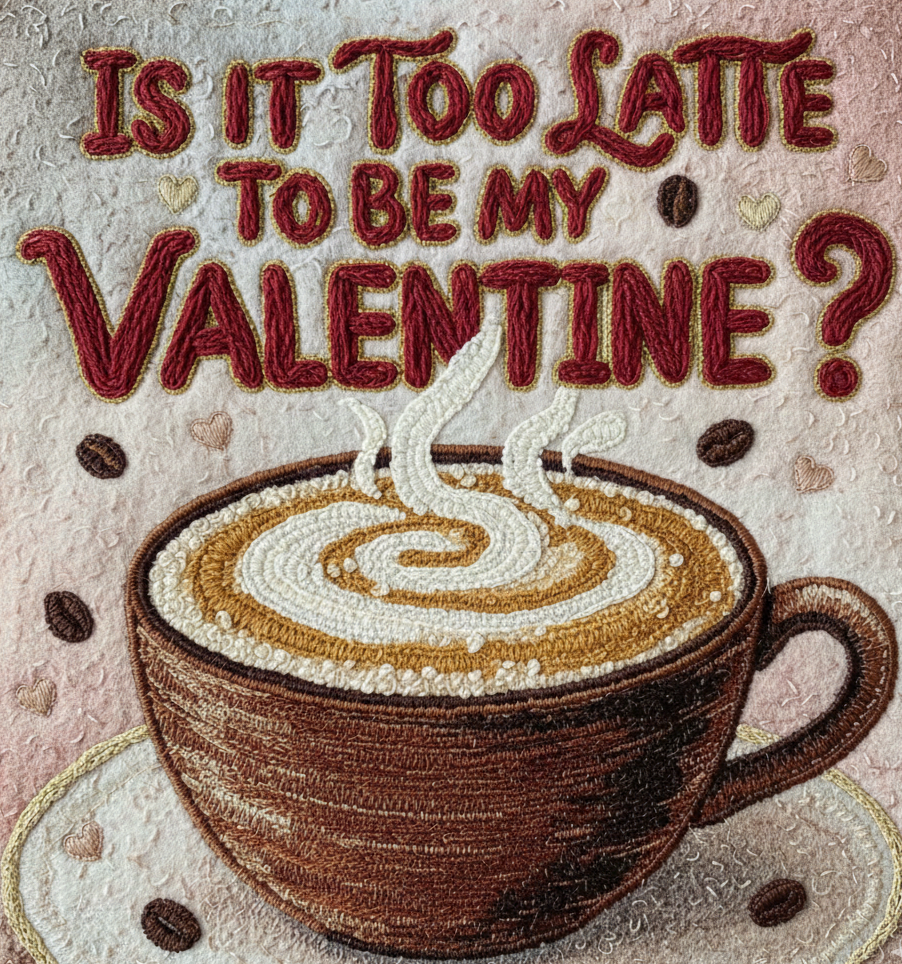 Is it too Latte to be my Valentine?