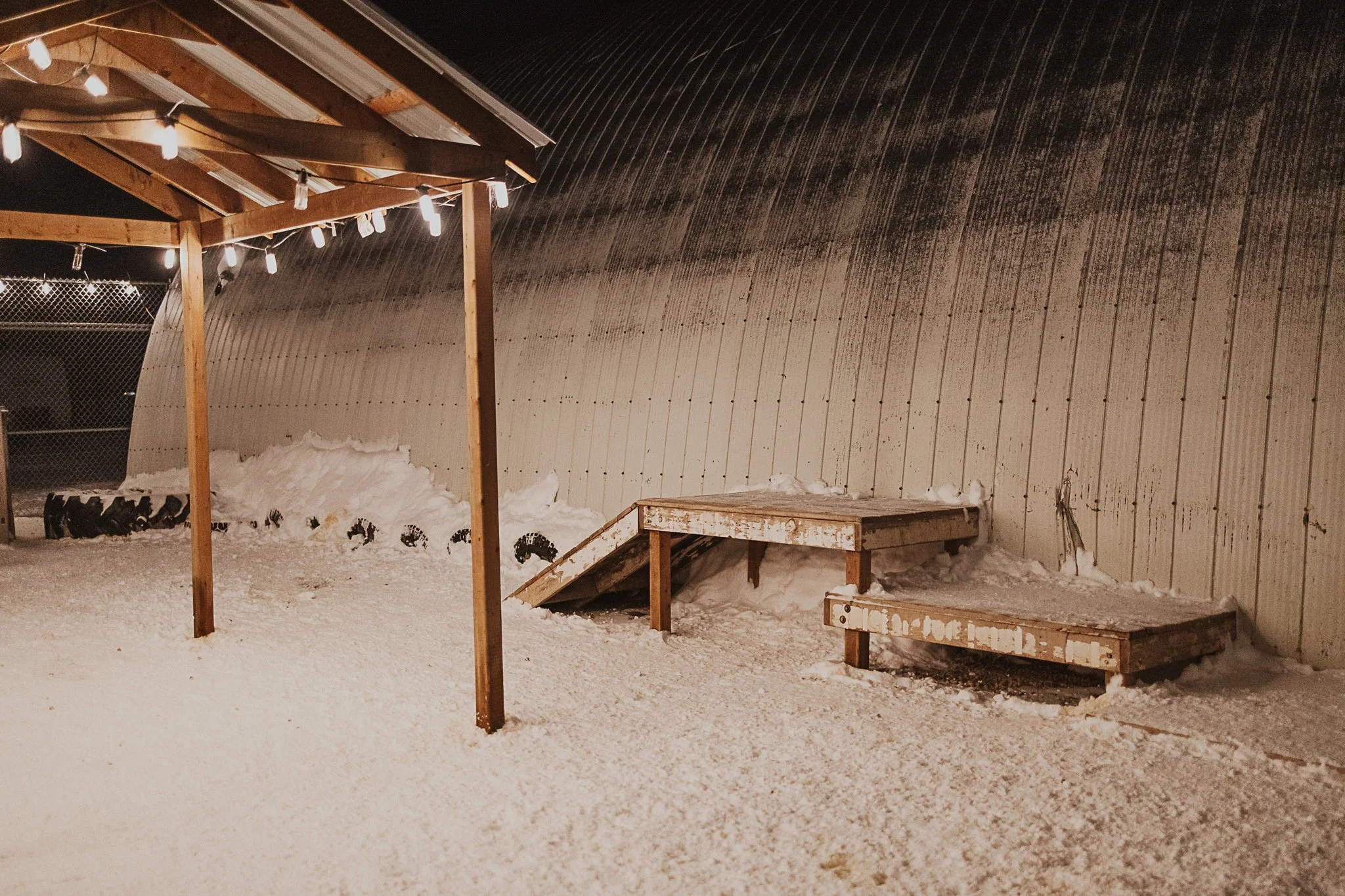 One of our outdoor yards in our large dog area