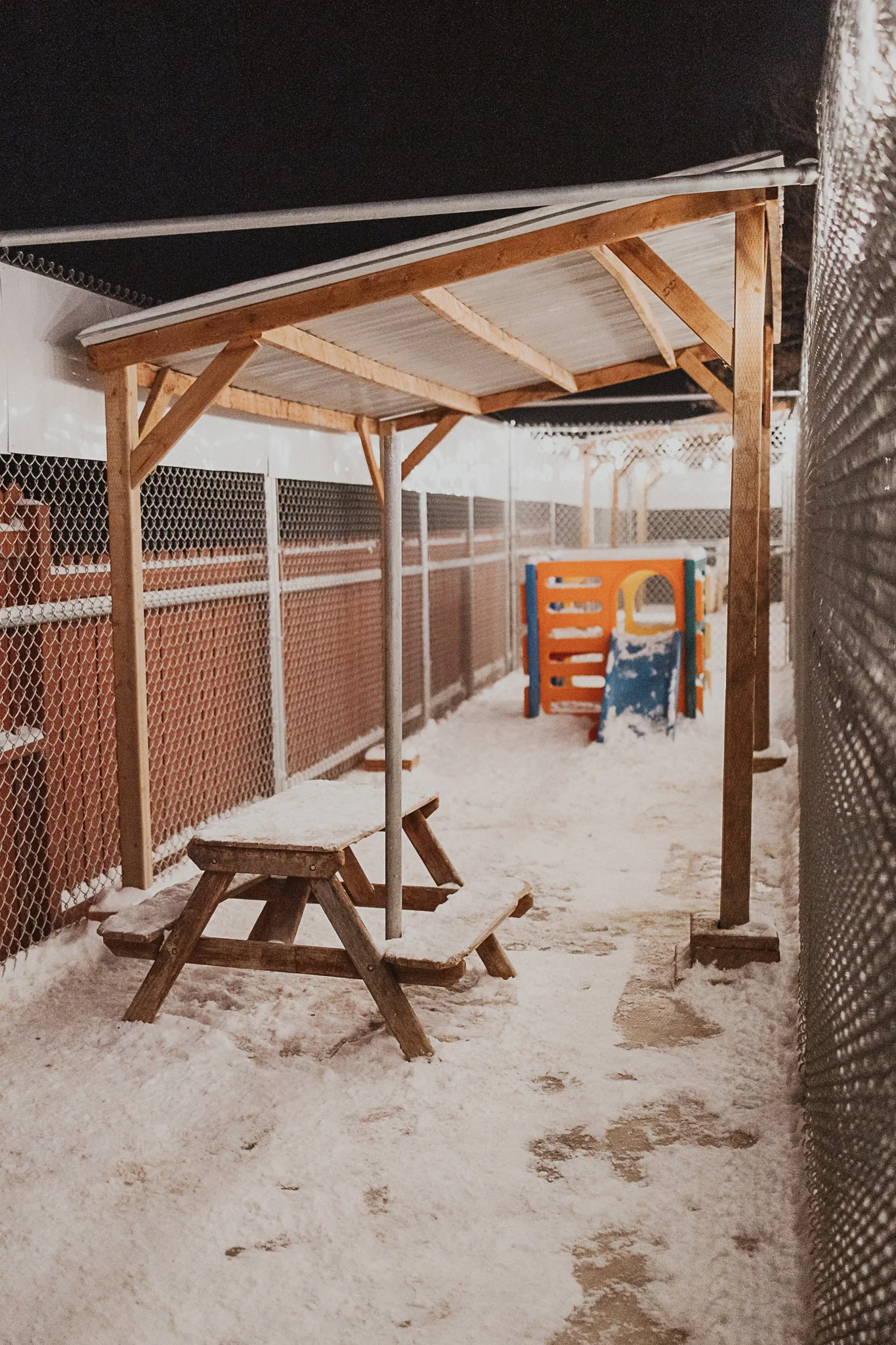 One of our outdoor yards in our small/medium dog area