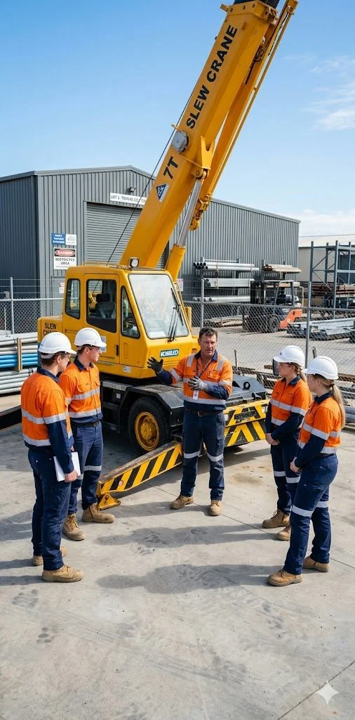 On-site workplace crane tickets and group corporate high-risk assessments in the Townsville region