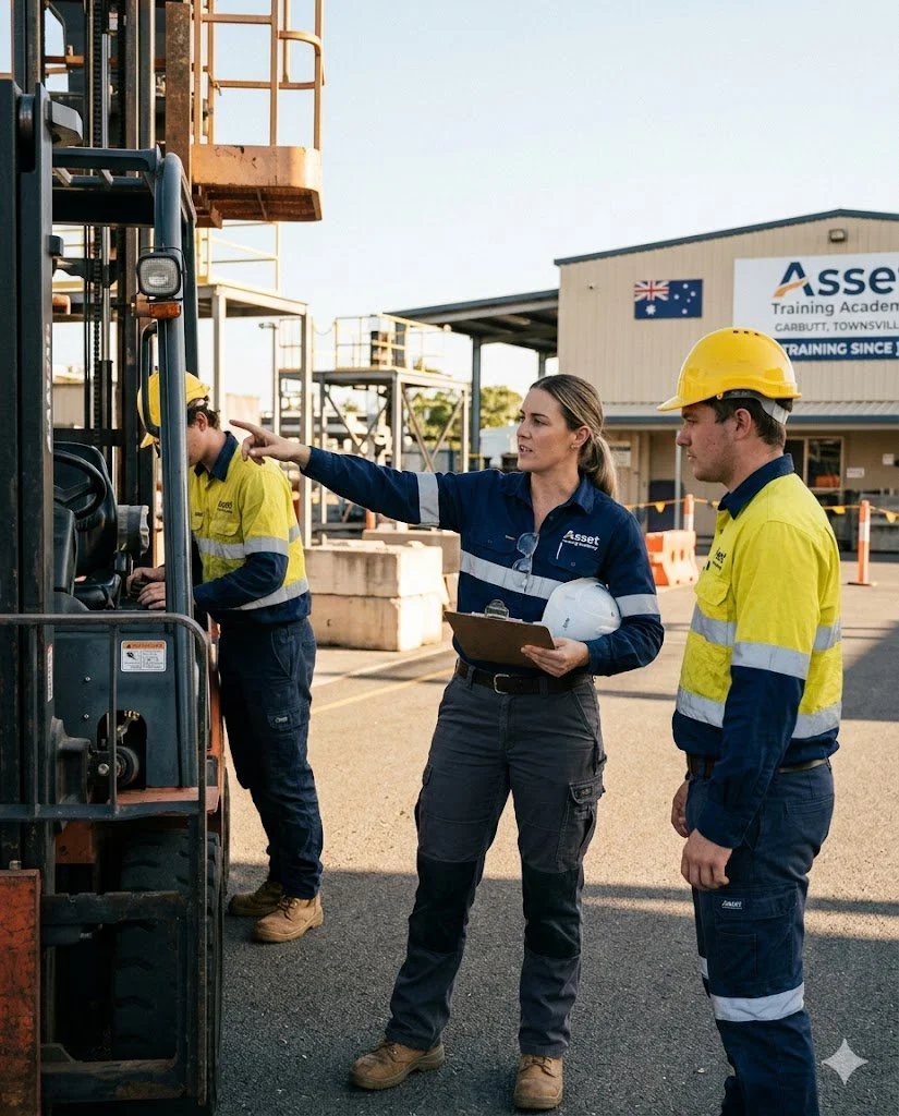 Forklift licence training and assessment courses at Asset Training Academy in Townsville