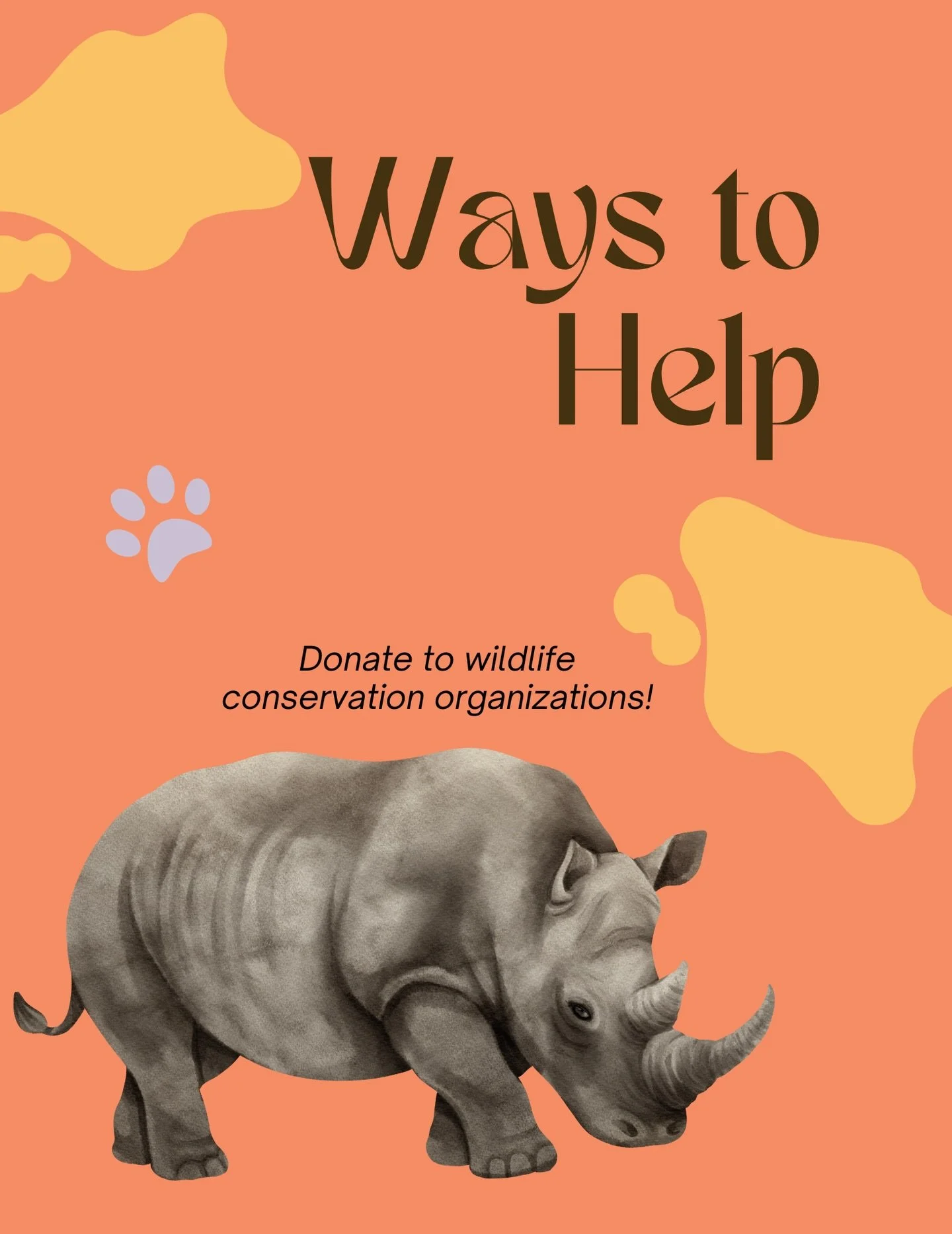 Ways to help ! There are many organizations like @wwf that accept donations for wildlife preservation. 🐼