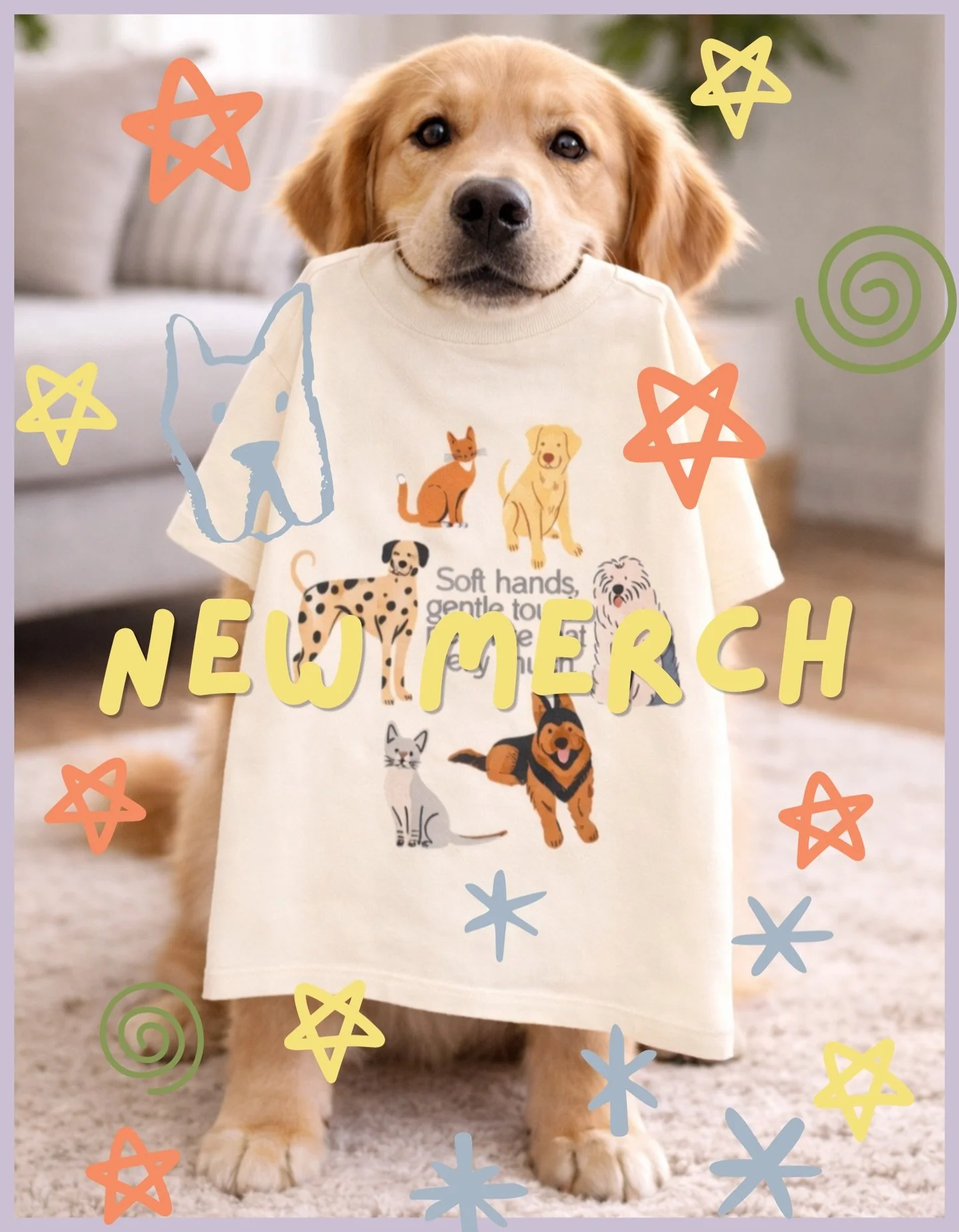 love some new merch👏🏼🐾 !