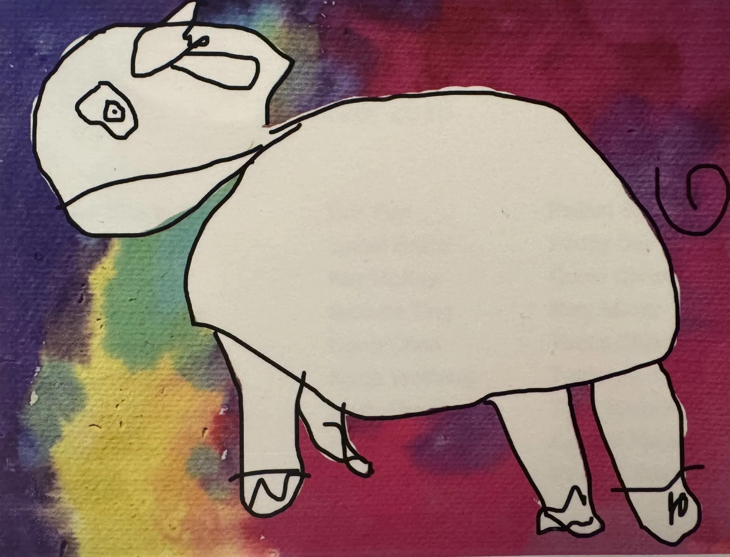 A collaboratively written and illustrated story "The Story of the Three Billy Goats and Where-the-grass-grows"