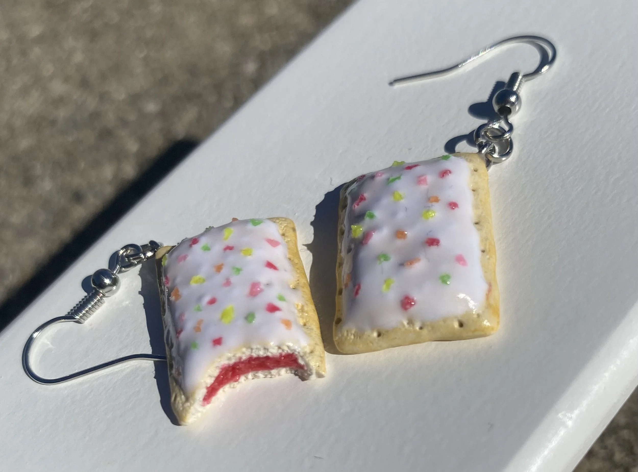 Strawberry Pop Tart Earrings