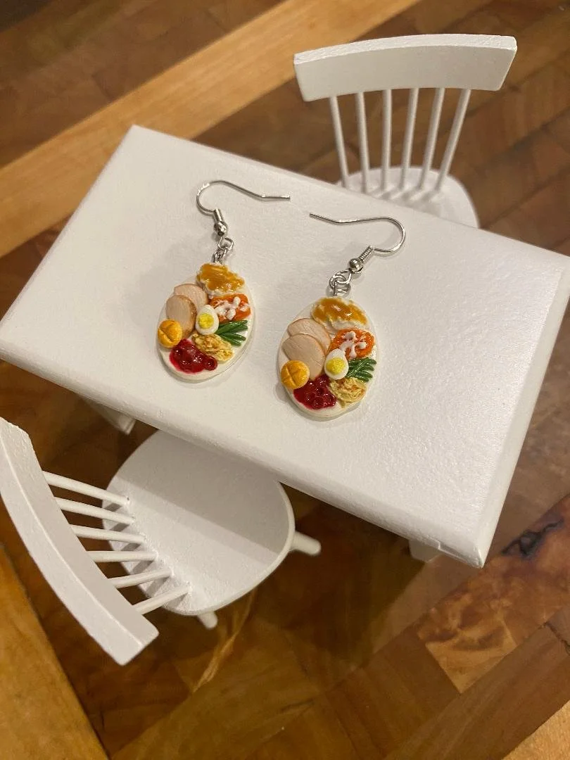 Thanksgiving Dinner Earrings