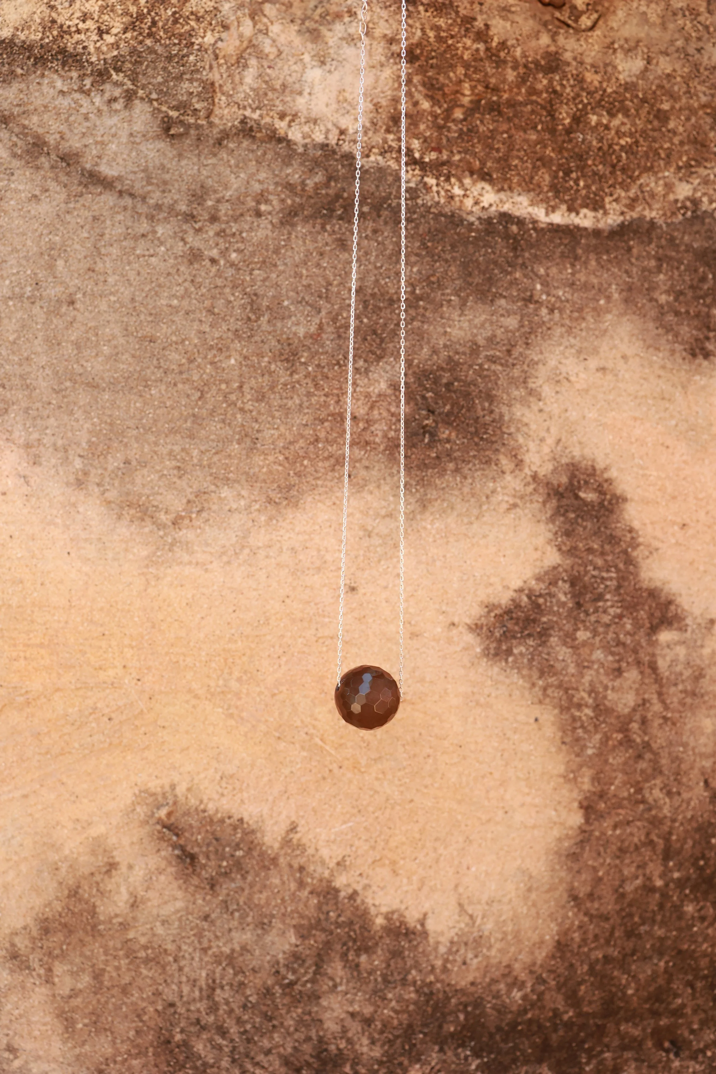 Faceted Agate Necklace