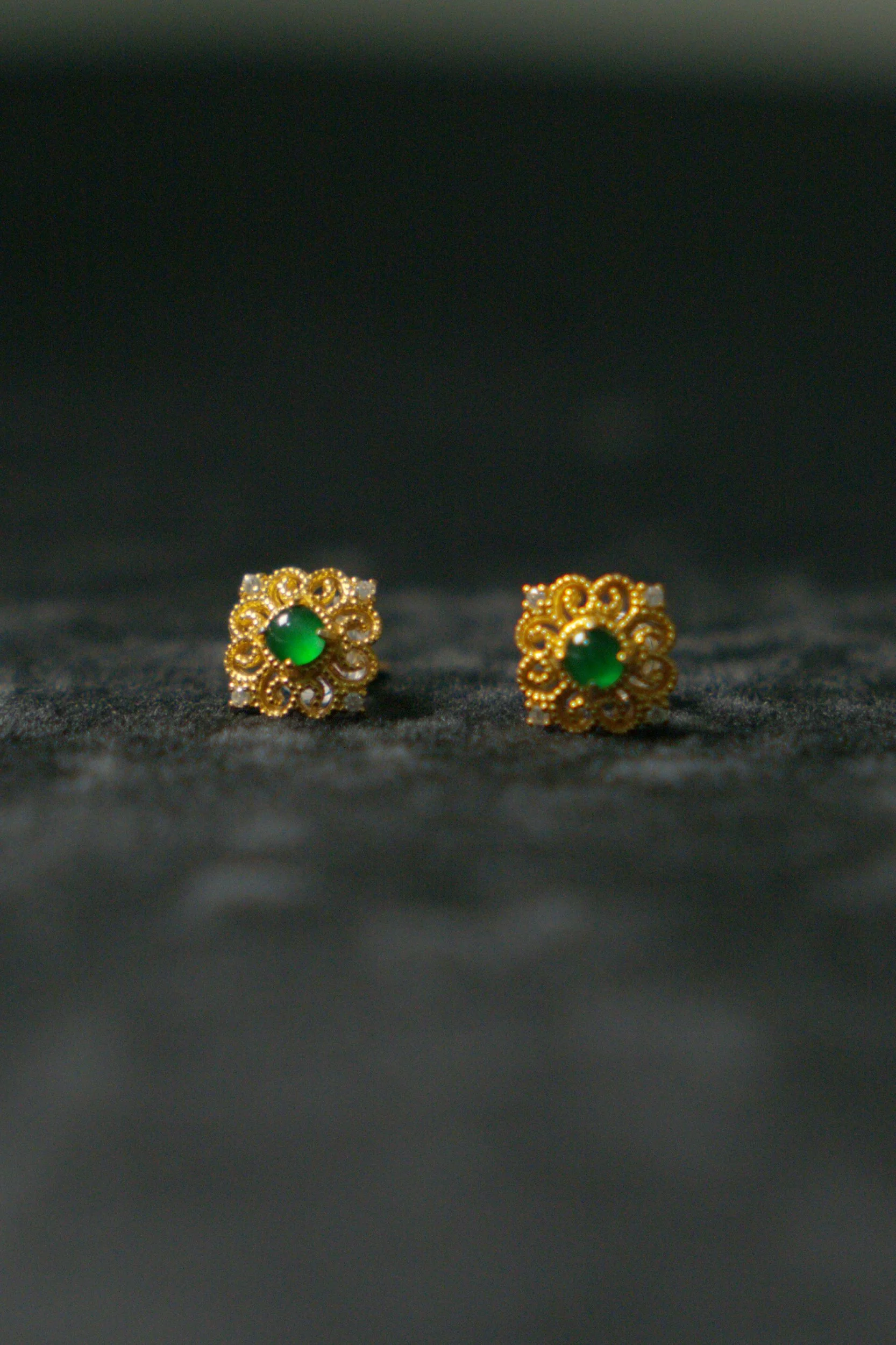 Wire Bending Stud Earrings