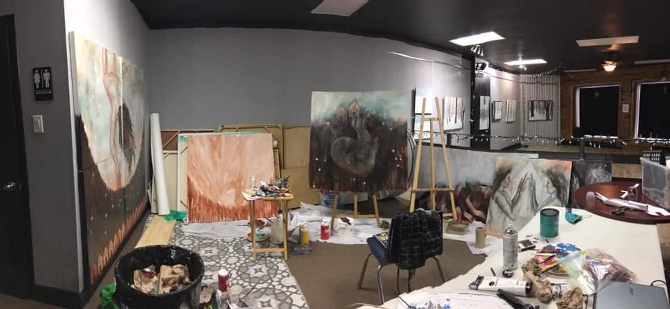 "Ce long voyage à l'intérieur" Mon atelier à Circolo art et culture, au coeur de la Pandémie. 