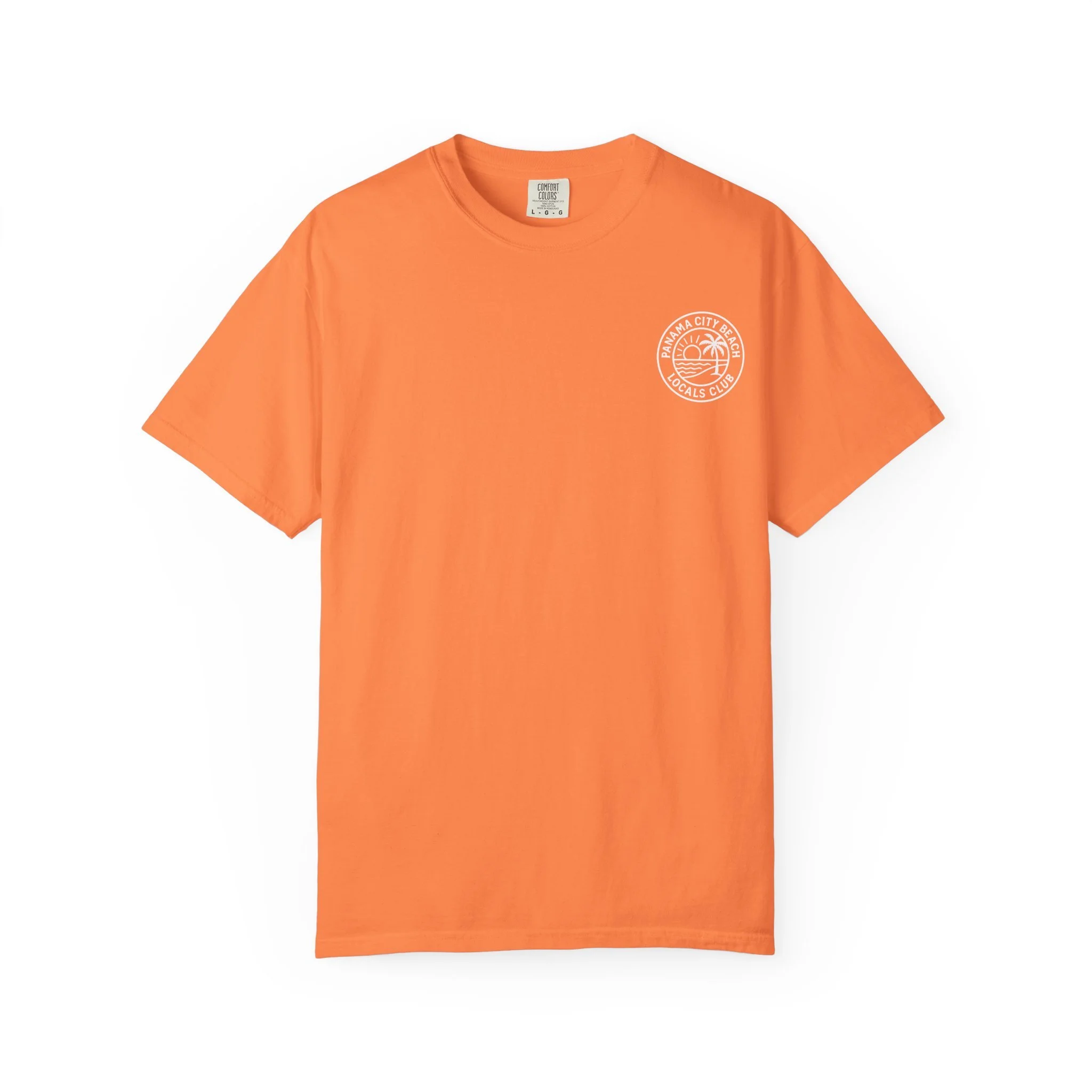 Panama City Beach Locals Club T-Shirt — Comfort Colors Garment-Dyed Tee