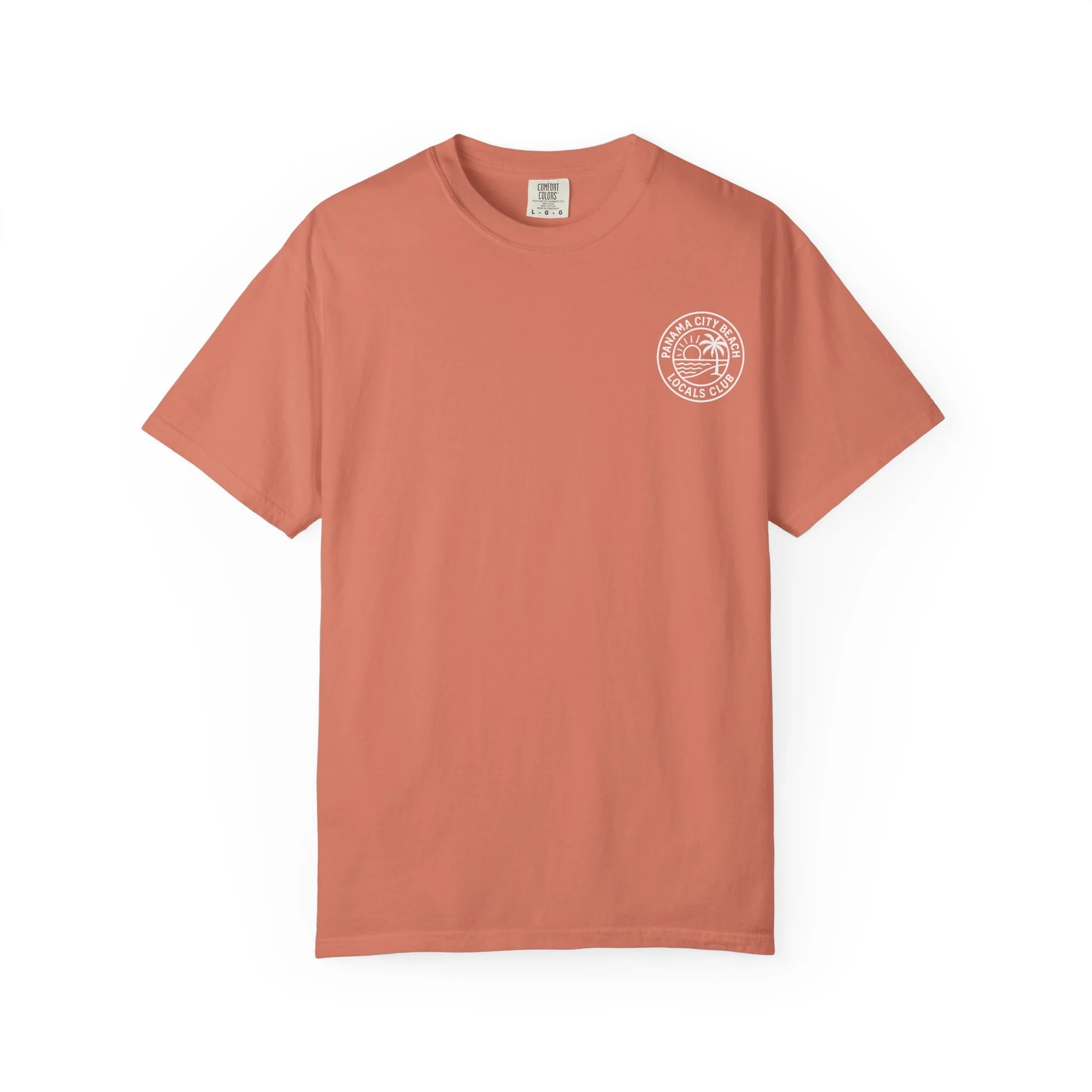 Panama City Beach Locals Club T-Shirt — Comfort Colors Garment-Dyed Tee