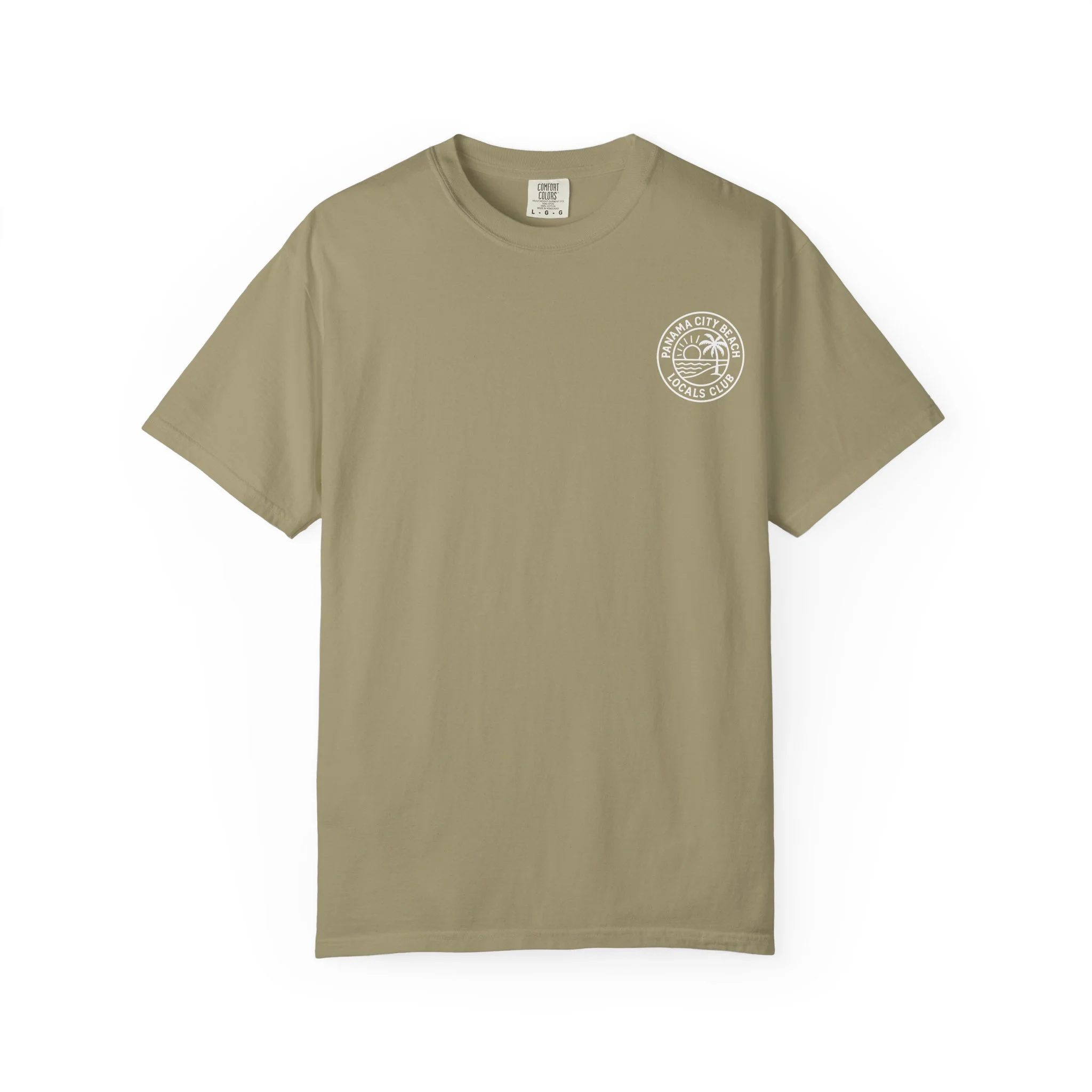 Panama City Beach Locals Club T-Shirt — Comfort Colors Garment-Dyed Tee