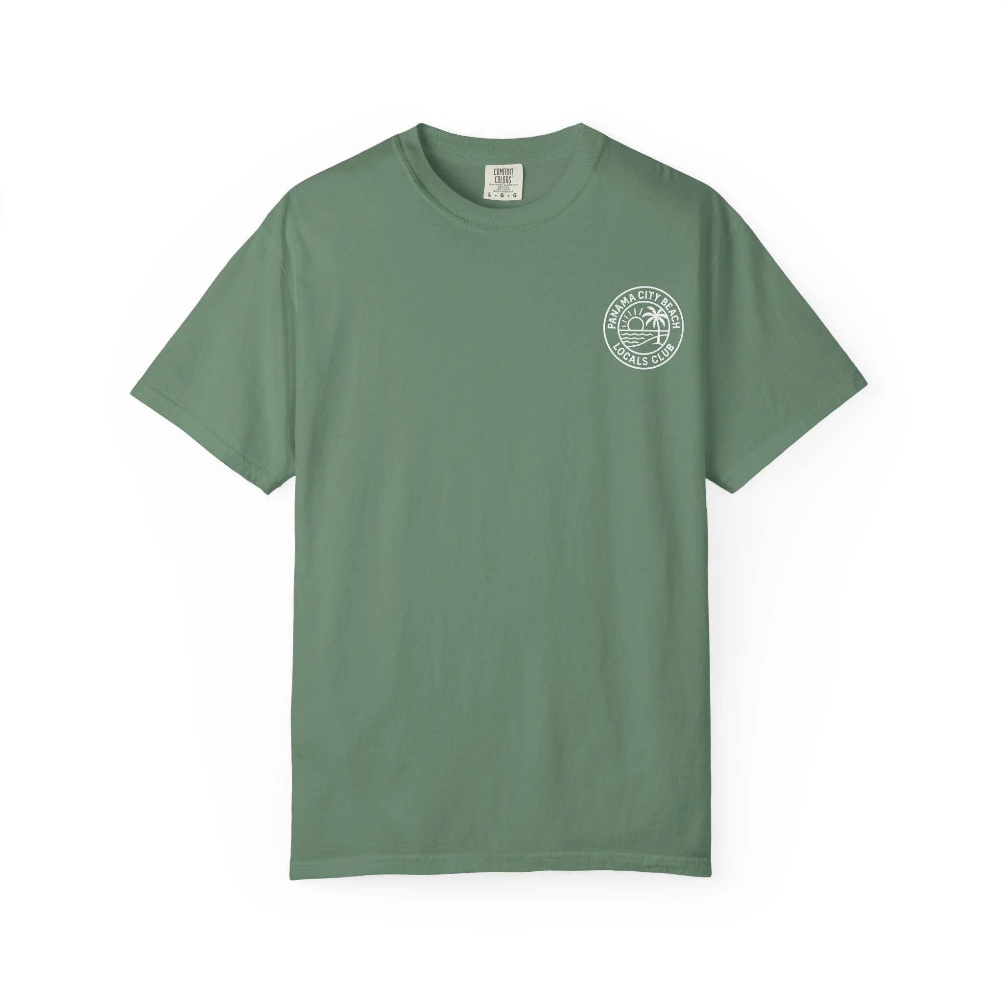 Panama City Beach Locals Club T-Shirt — Comfort Colors Garment-Dyed Tee