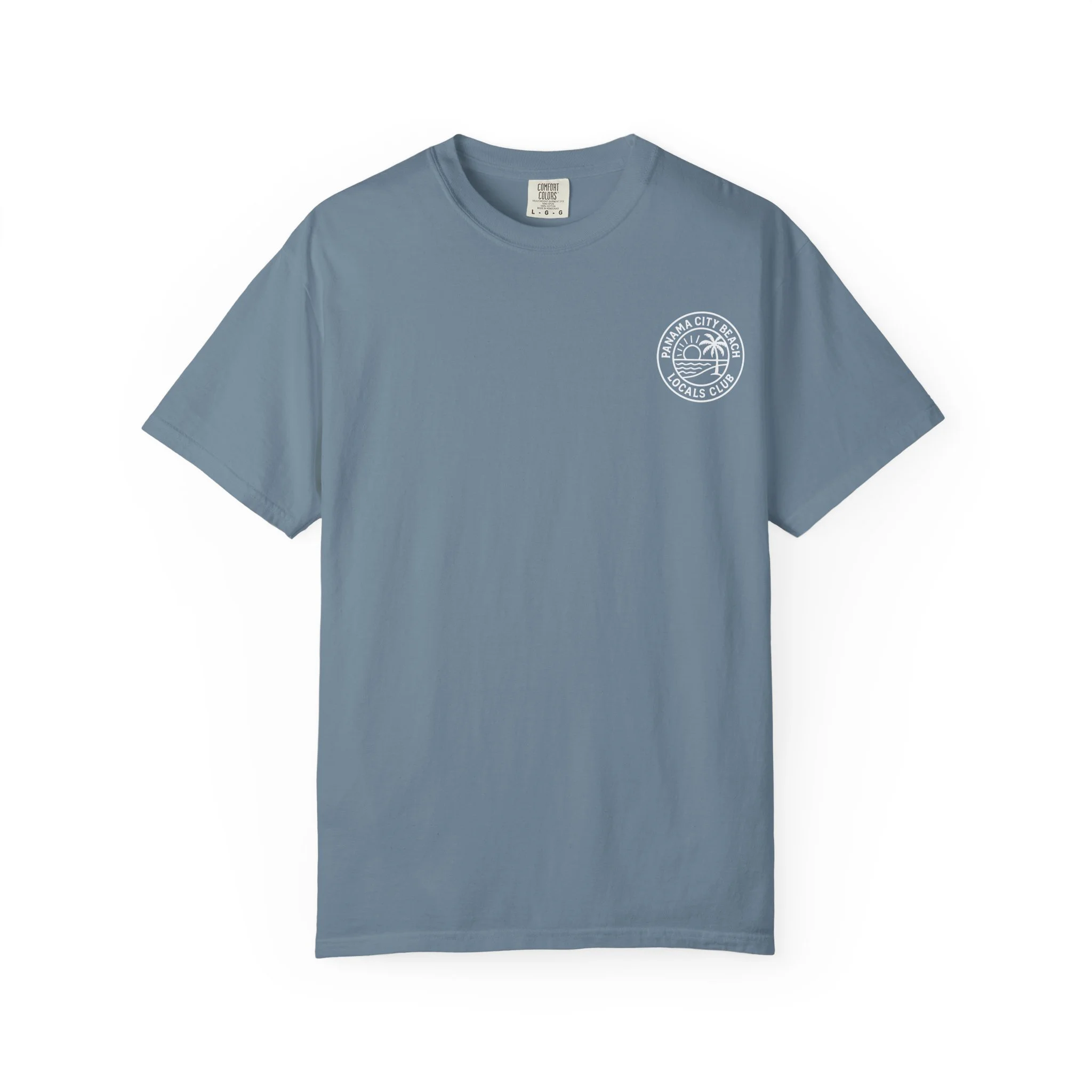 Panama City Beach Locals Club T-Shirt — Comfort Colors Garment-Dyed Tee