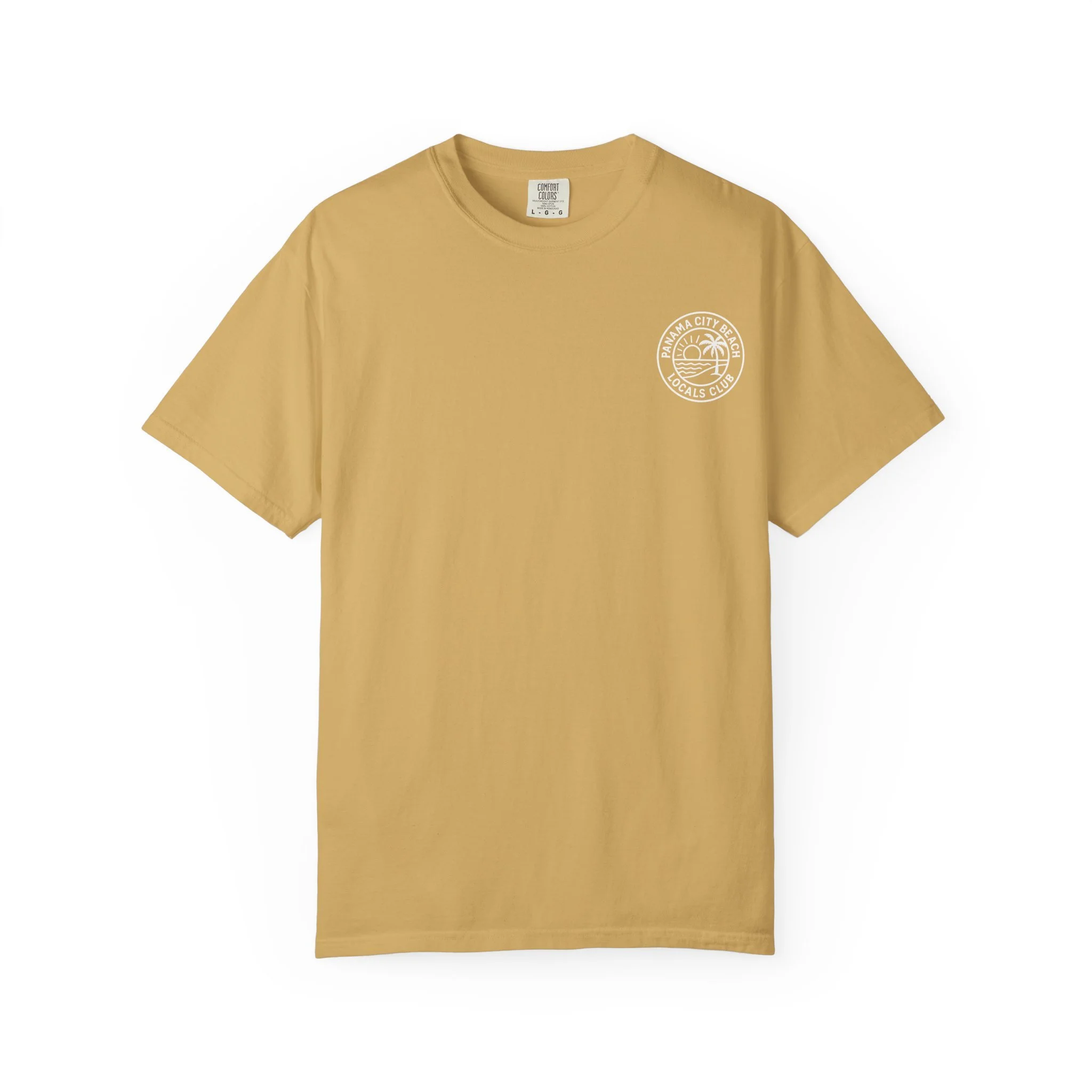 Panama City Beach Locals Club T-Shirt — Comfort Colors Garment-Dyed Tee