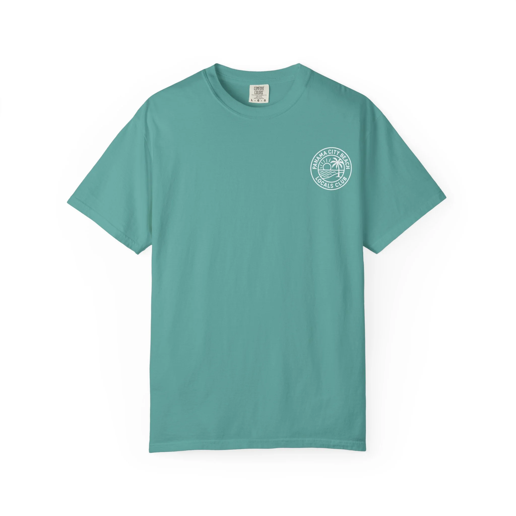 Panama City Beach Locals Club T-Shirt — Comfort Colors Garment-Dyed Tee