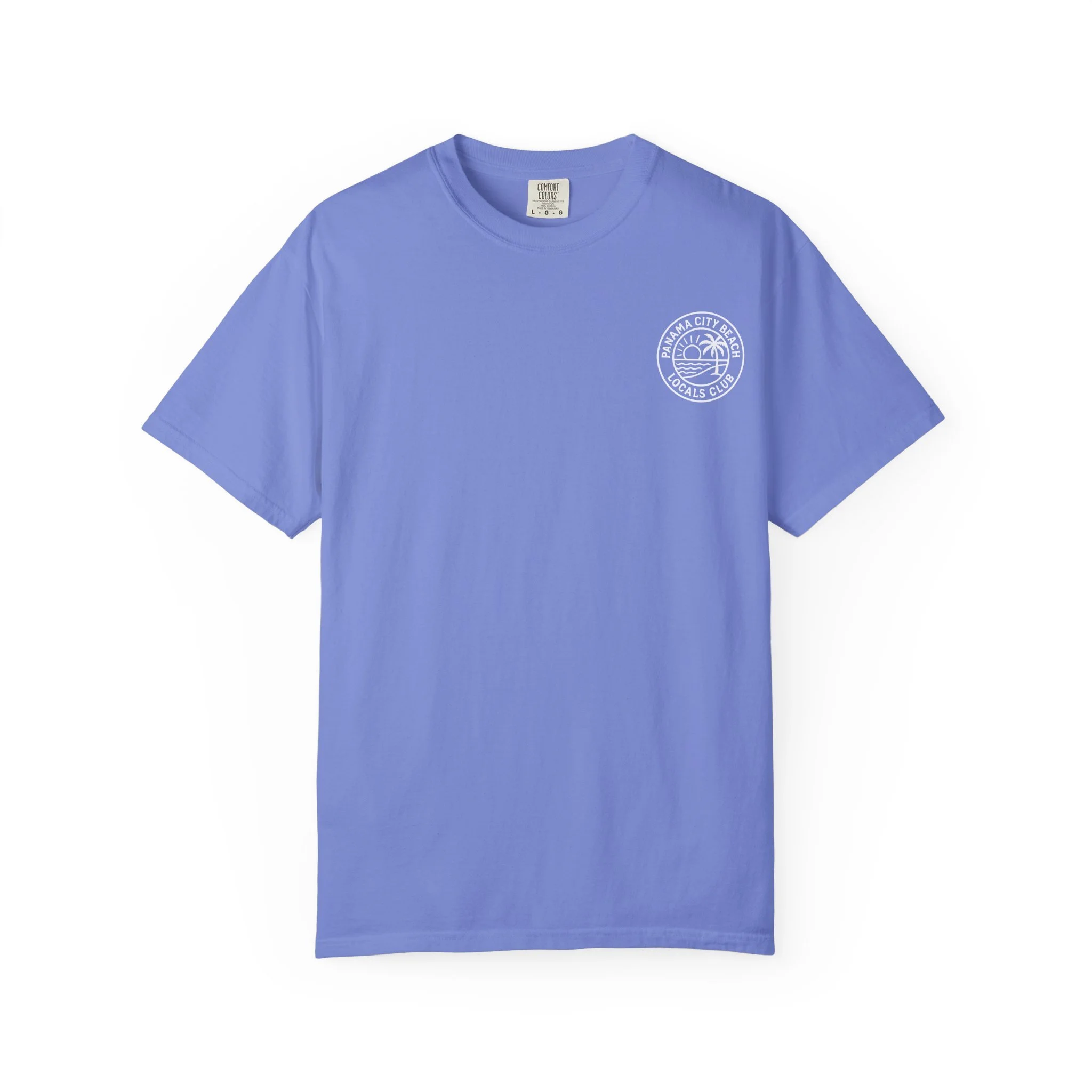 Panama City Beach Locals Club T-Shirt — Comfort Colors Garment-Dyed Tee