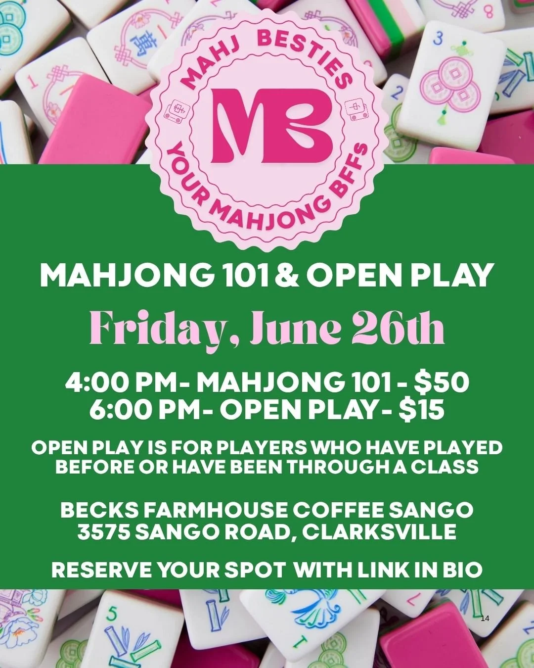 June 26th 101 and Open Play