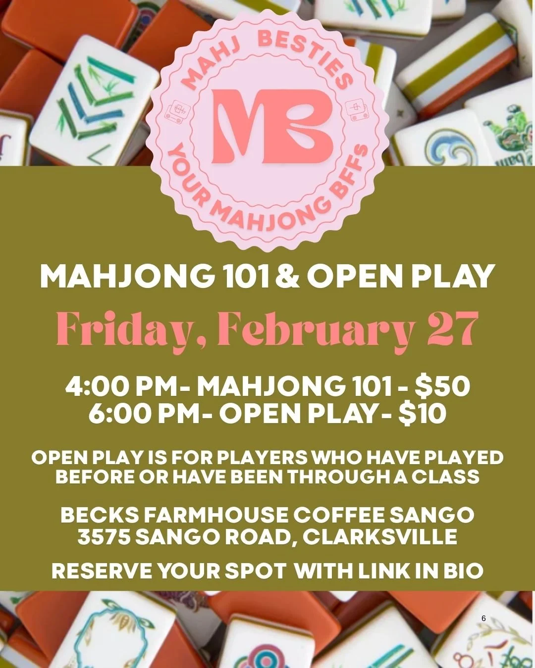 February 27th 101 & Open Play