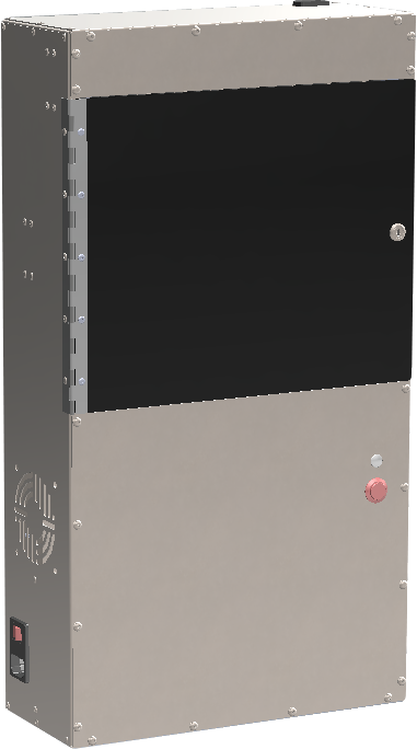 Kiwi kiosk main unit with door for key storage