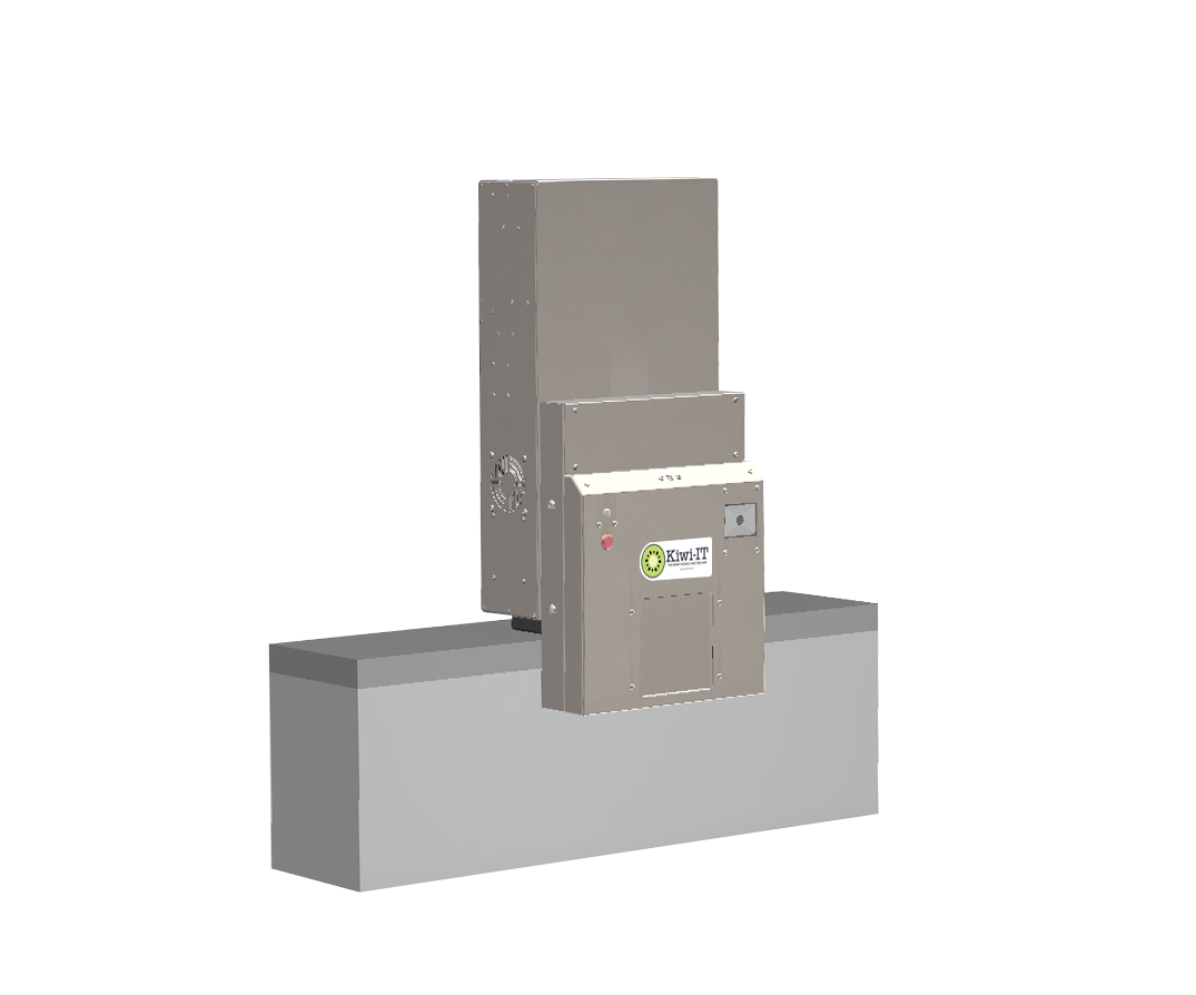 Kiwi Kiosk mounted to a counter top