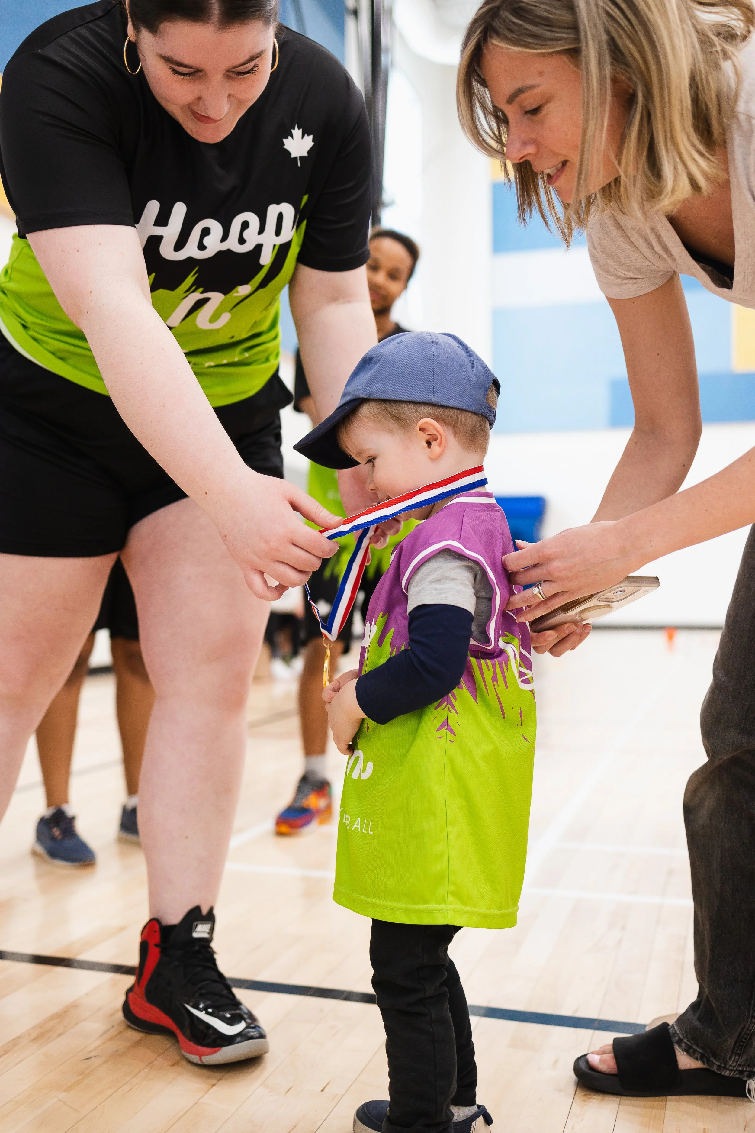 kid with medal