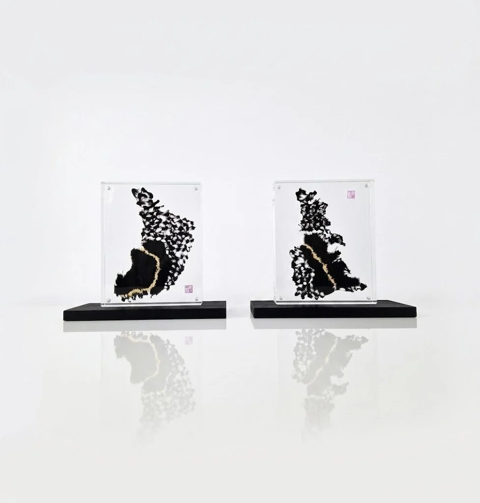 PAVILION III : The Dual Resonance Diptych (Set of No. 1 & No. 2)