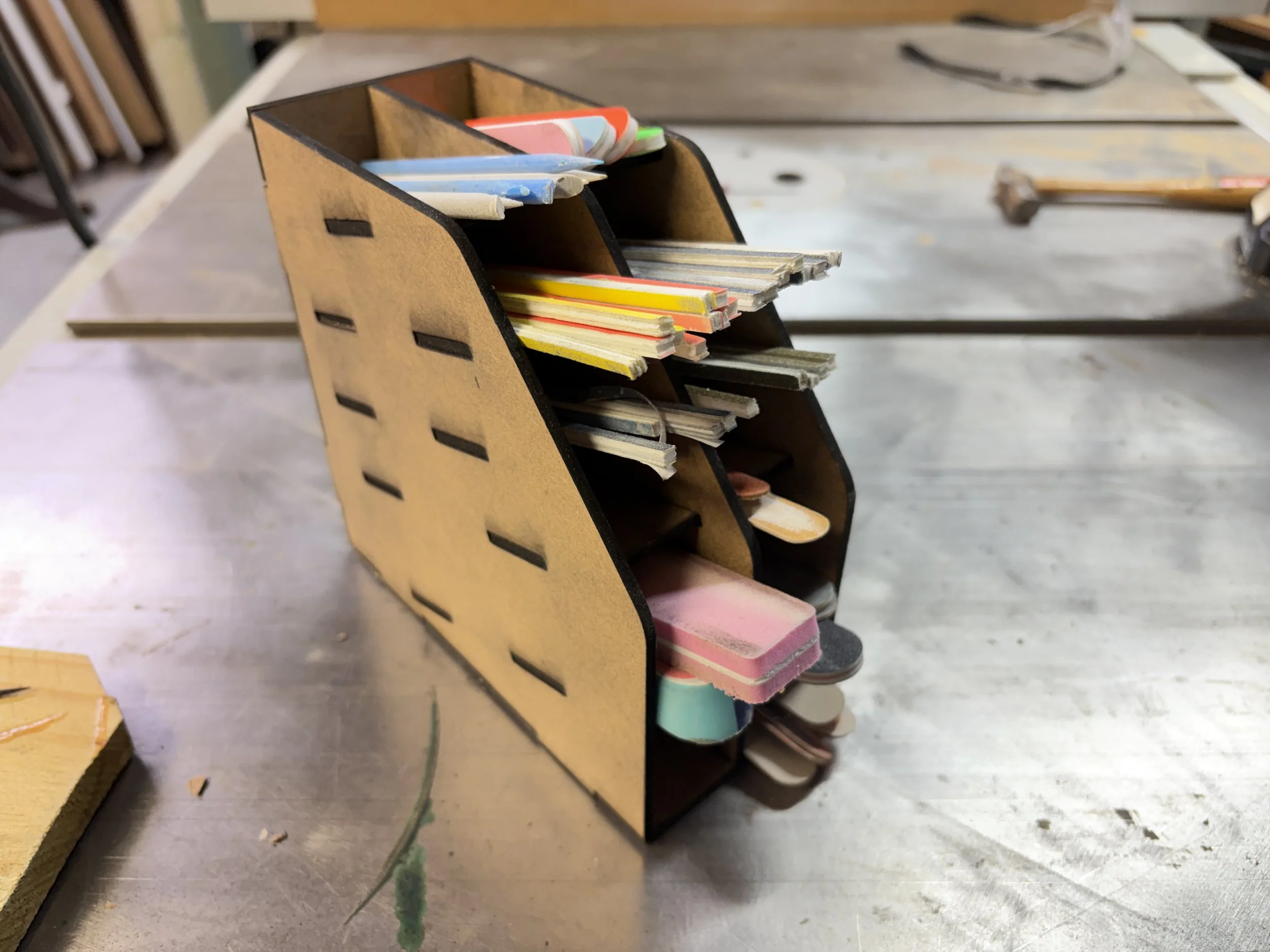 Sanding Stick Rack