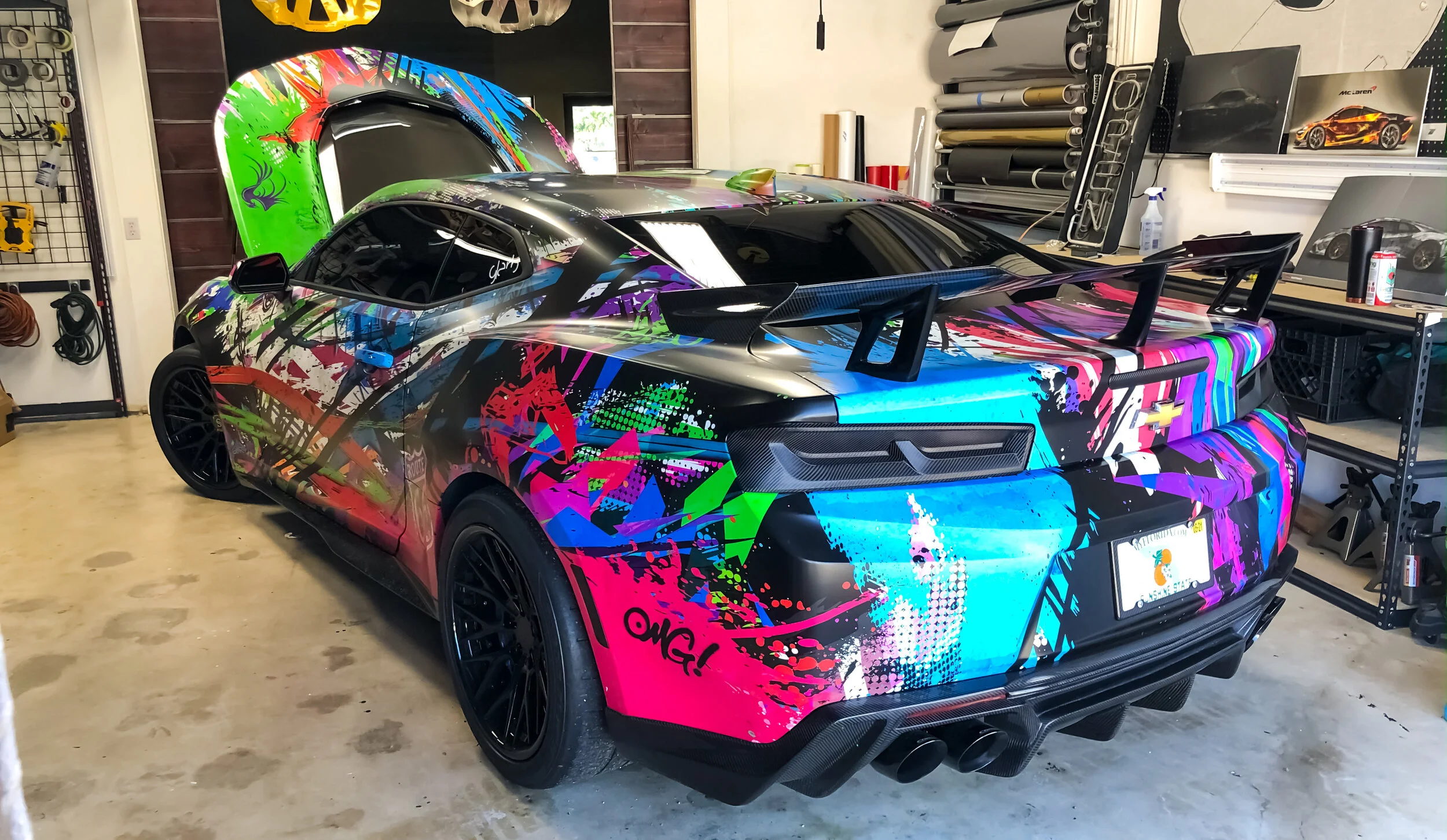Chevrolet Camaro ZL1 w/ Carbon Fiber Taillight Tints