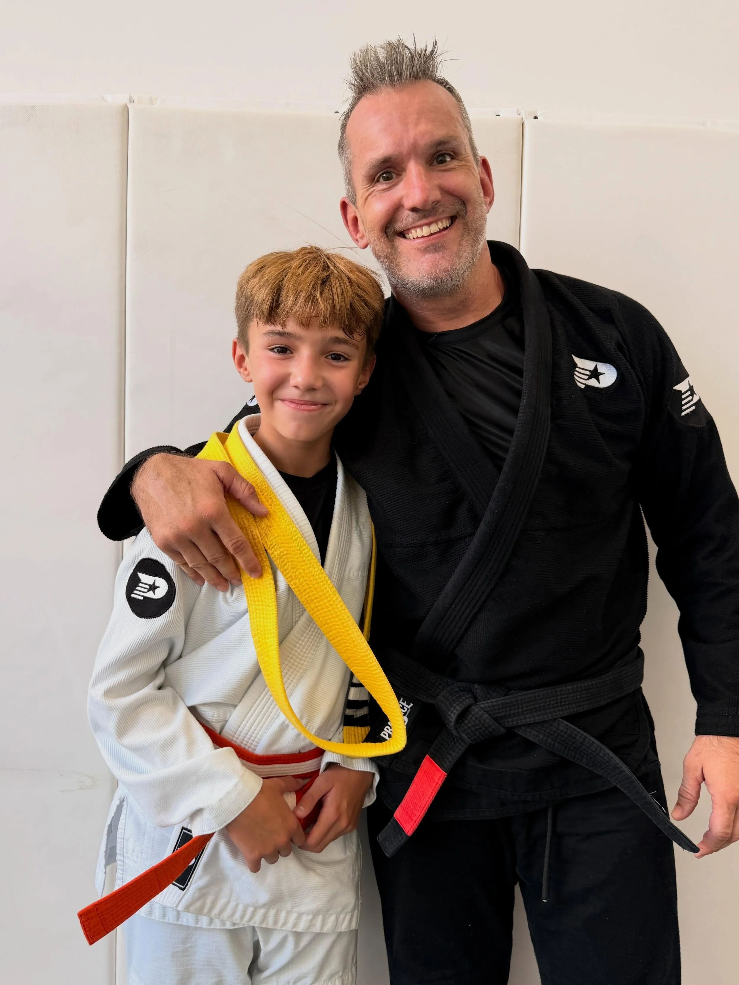 These boys leveled up! One of the greatest things to see as a coach is these dads leading by example. Congratulations Ronan, Gavin, and Barrett. You are all great examples of martial artists.