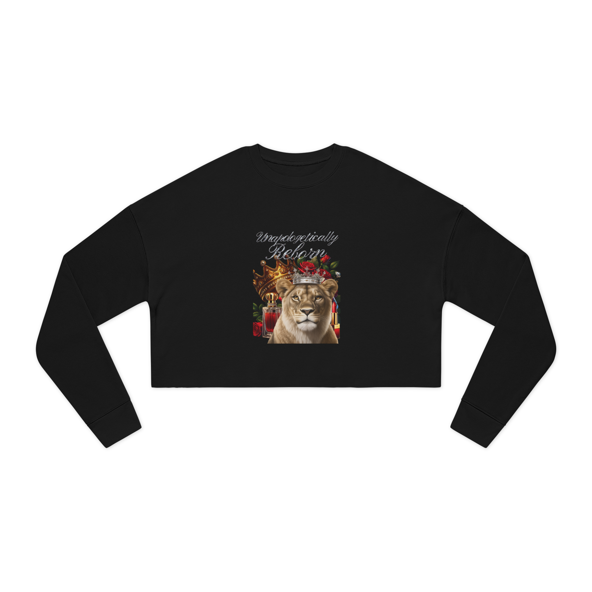  Unapologetically Reborn Cropped Sweatshirt