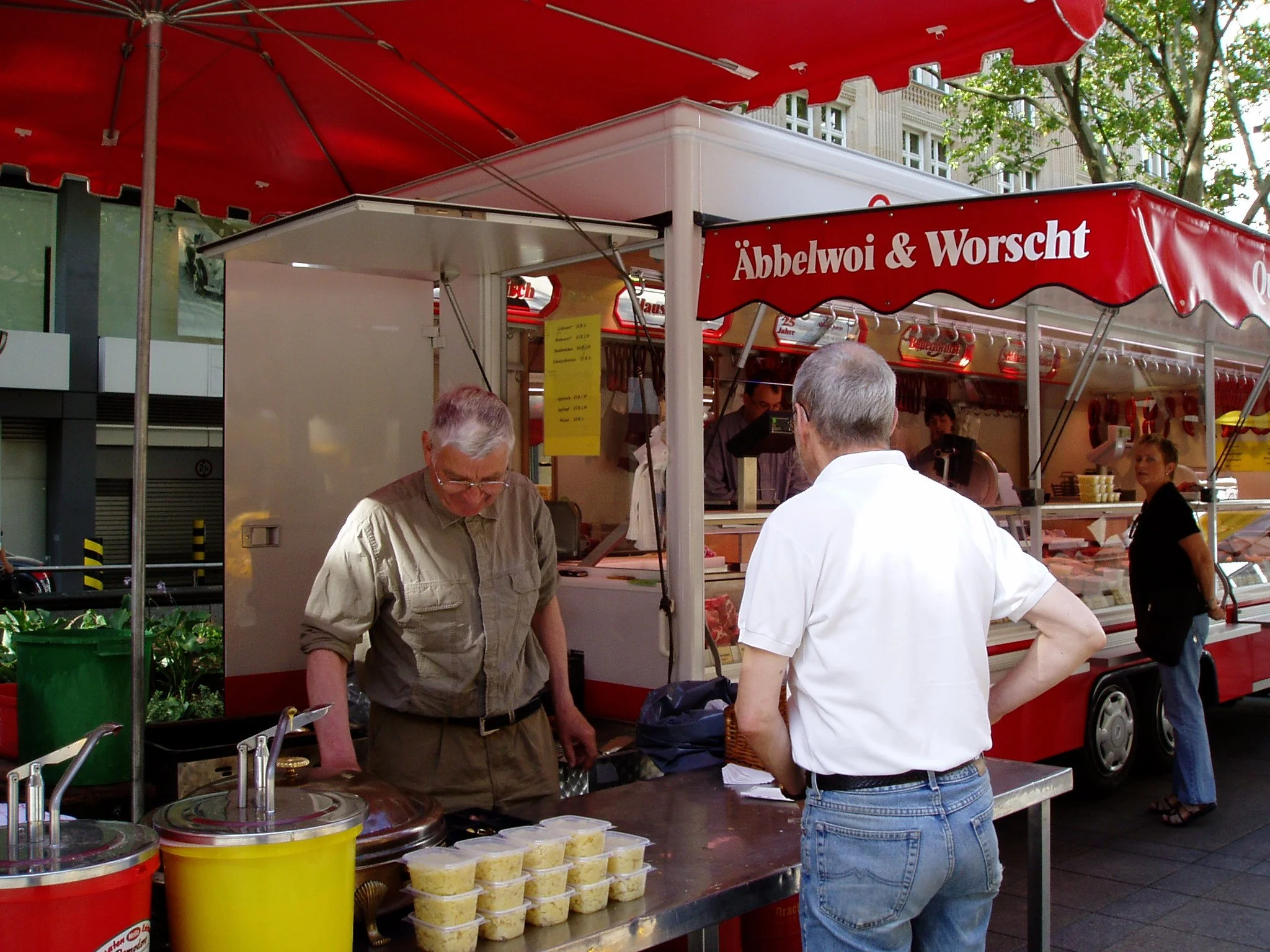 Bratwurst Vender Frankfurt, Germany (2004)