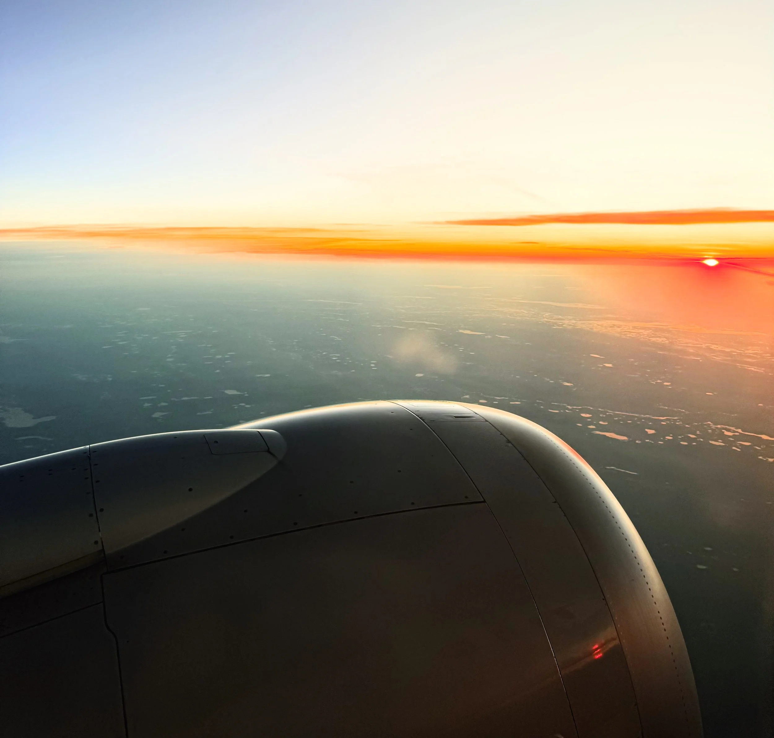 Flying into Montevideo