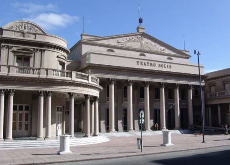 Teatro Solís, the principal opera house of Uruguay.Opened in 1856.