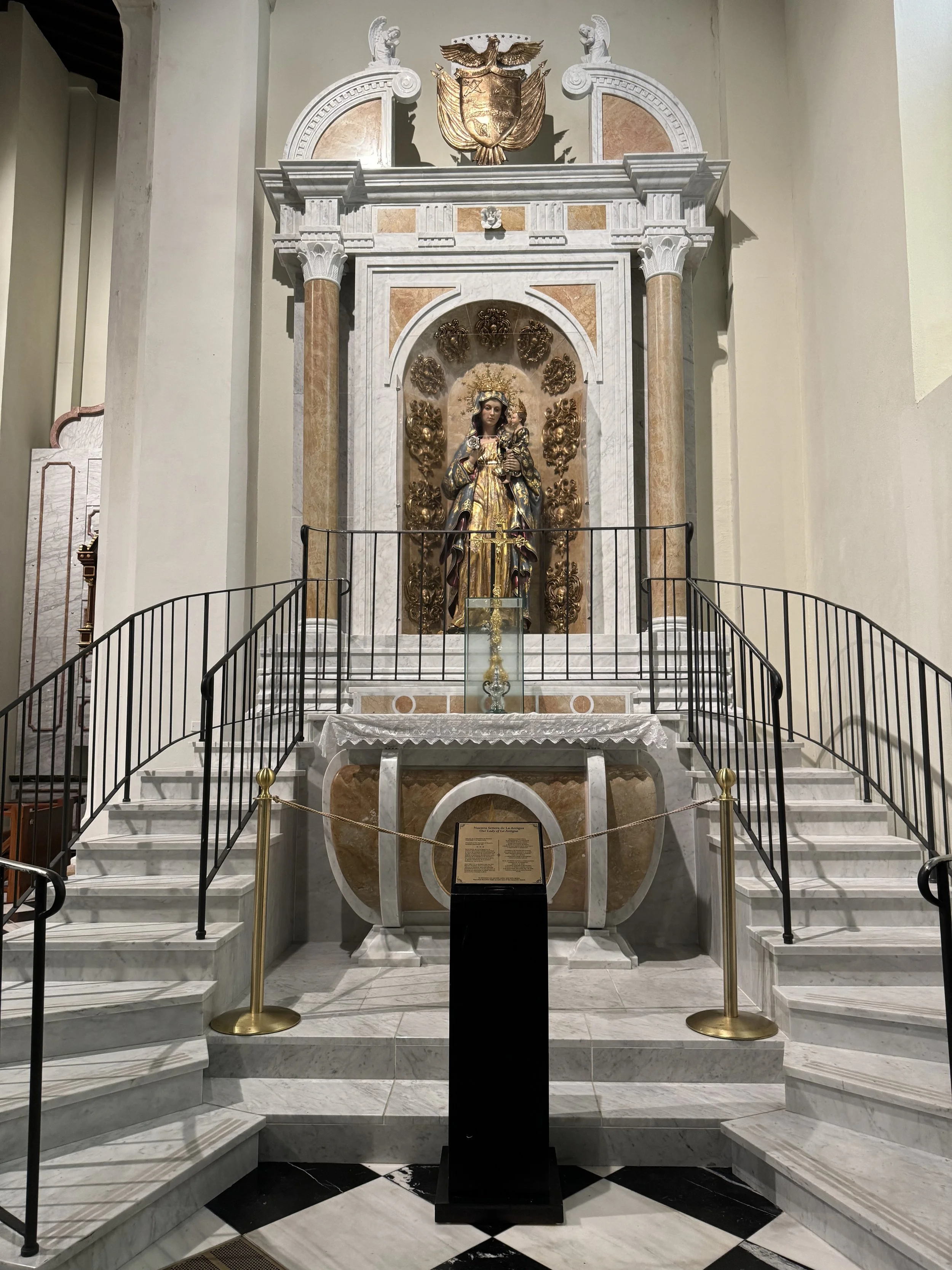 Our Lady of La Antigua (Nuestra Señora de la Antigua), the patroness of Panama.