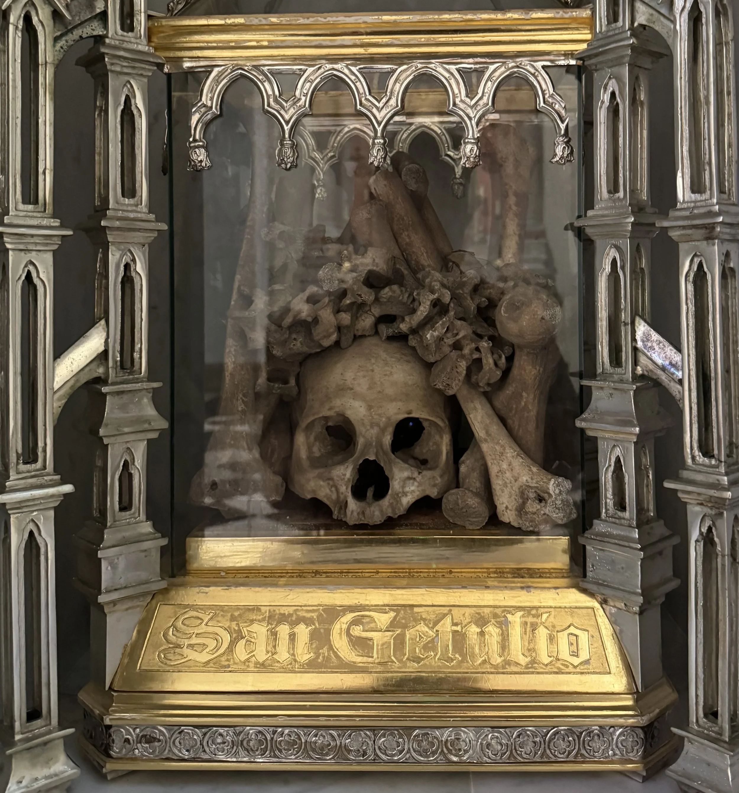 Relics of Saint Getulio — Saint Getulio (San Getulio), an early Christian martyr.