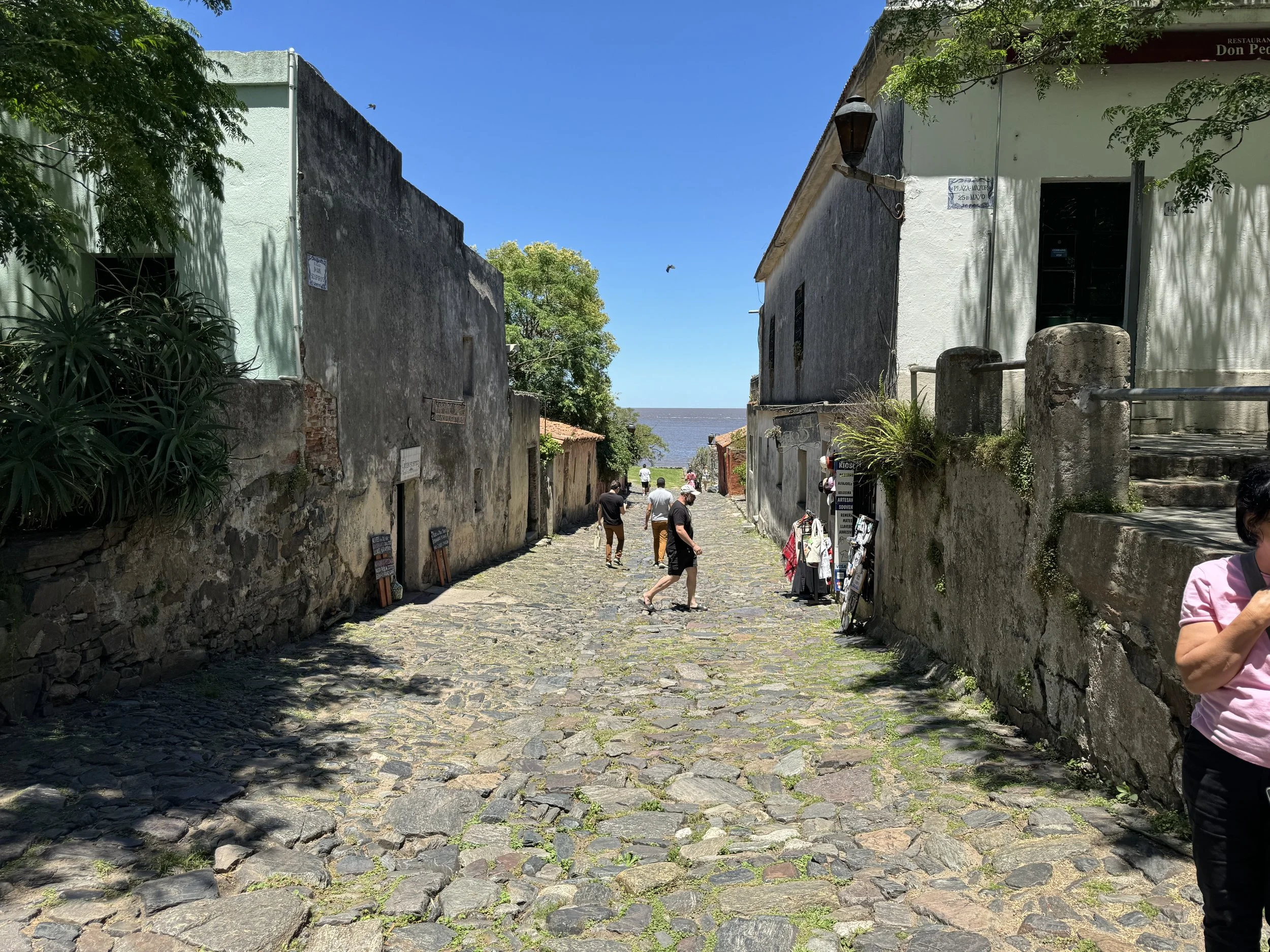 Stone streets to the Ocean