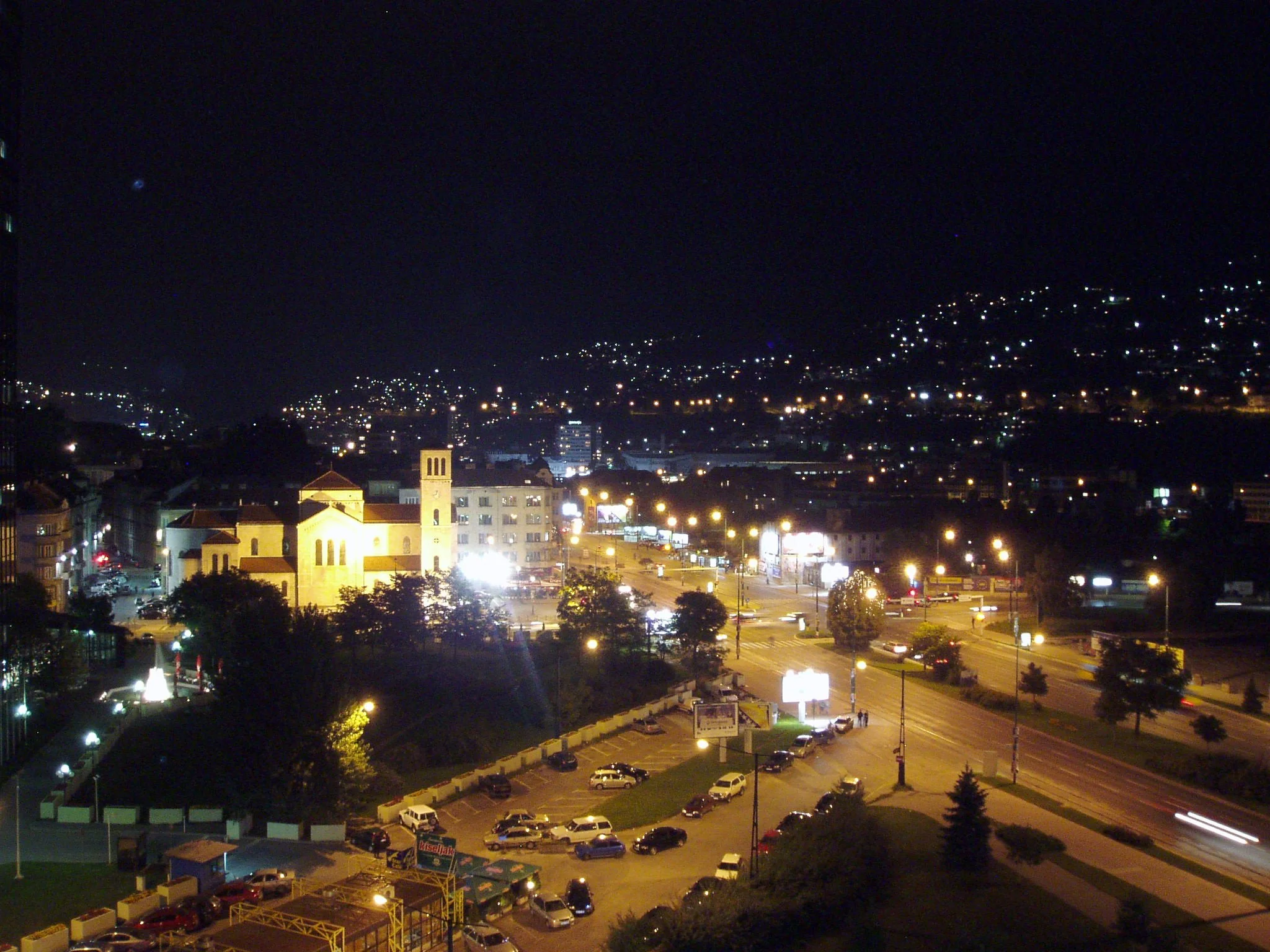 Sarajevo at night 