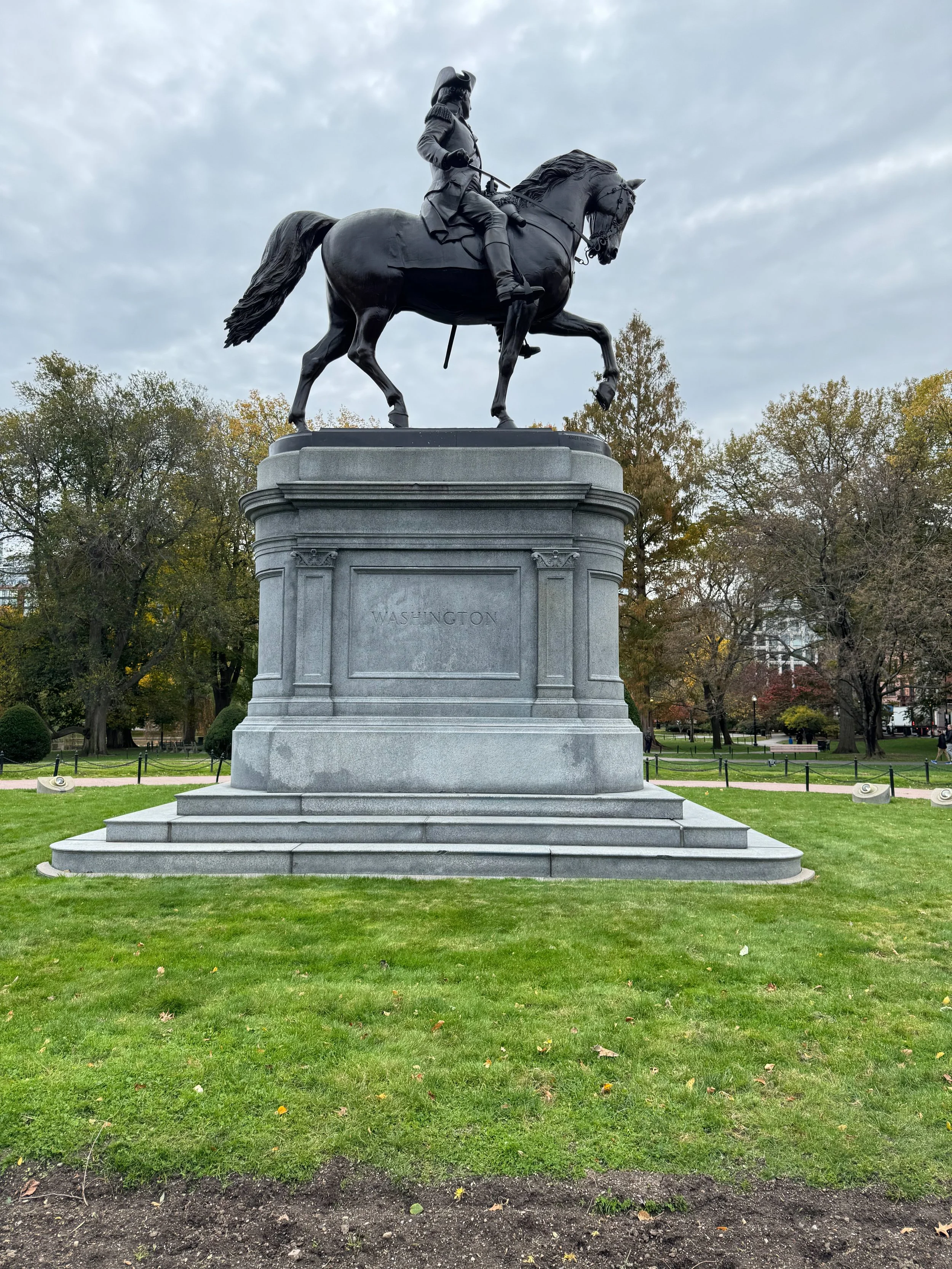 George Washington in the Boston Garden