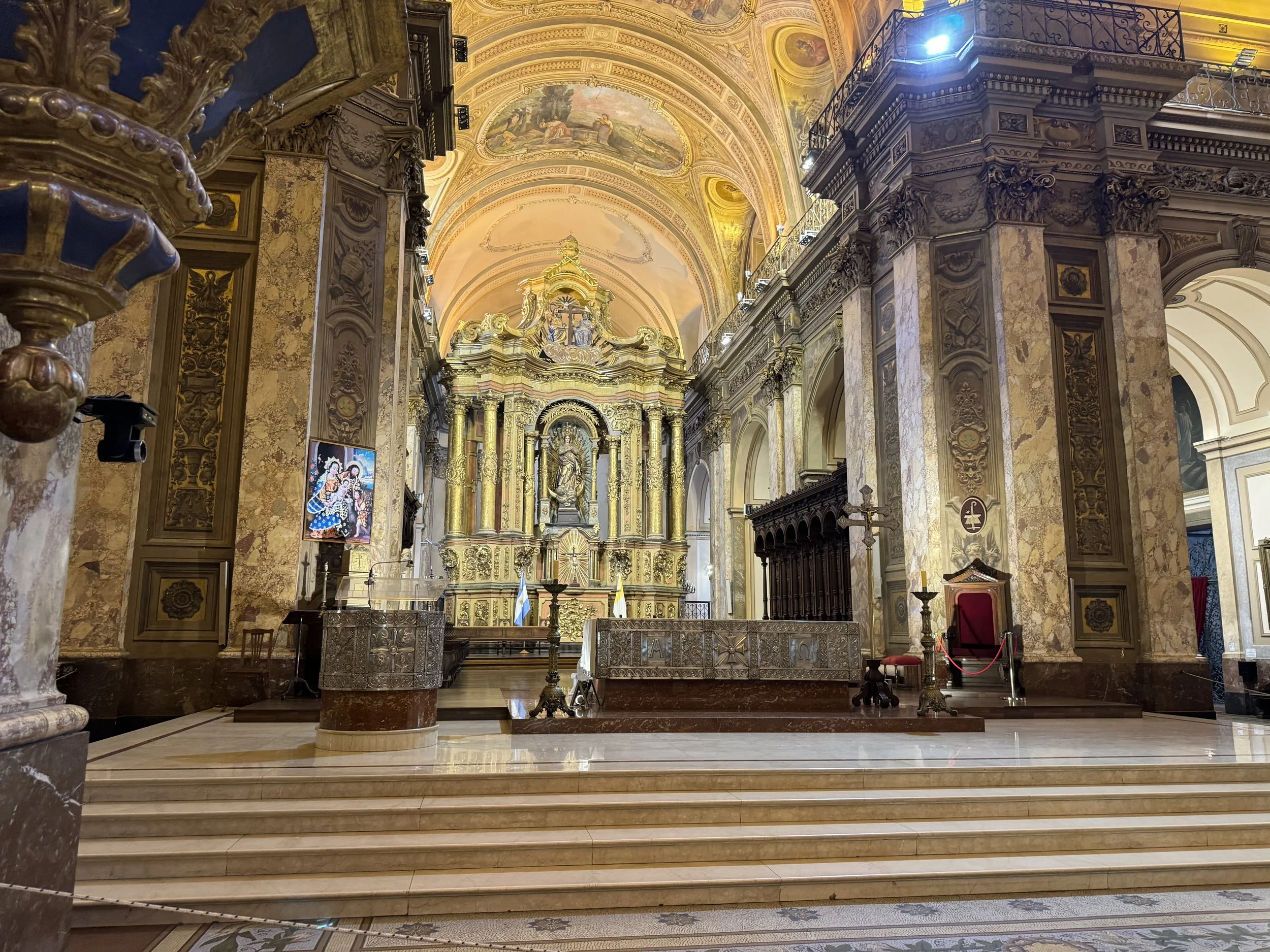 Wood altarpiece in Rococo style, dating from 1785