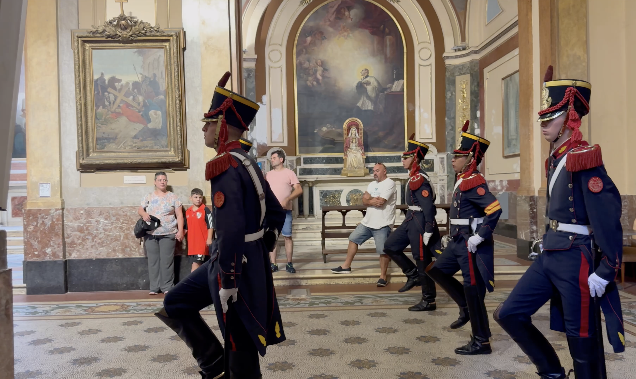 Changing of the Guard for the Mausoleum of General José de San Martín