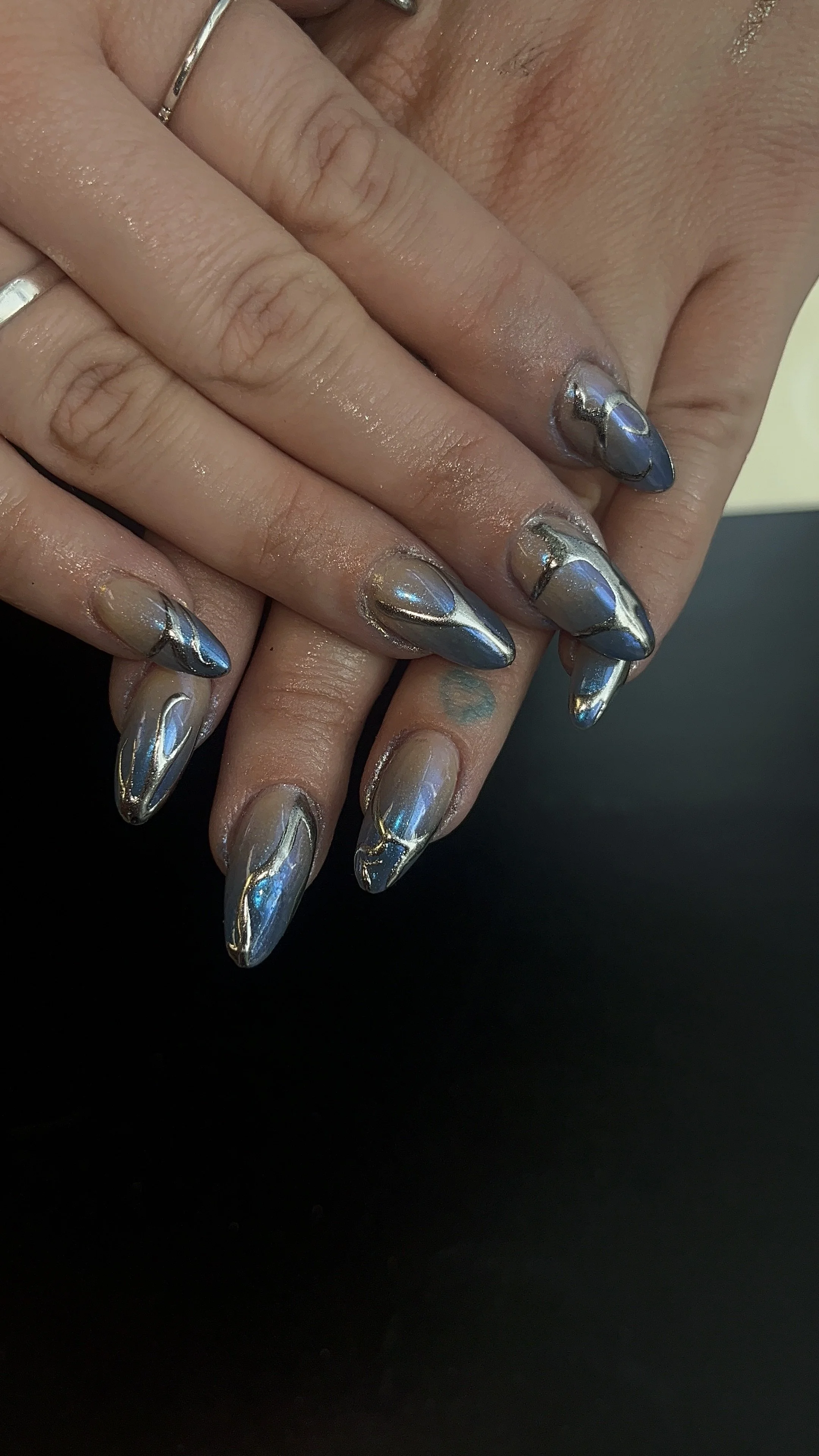 Gel-X nails by private nail tech in Winnetka, SFV