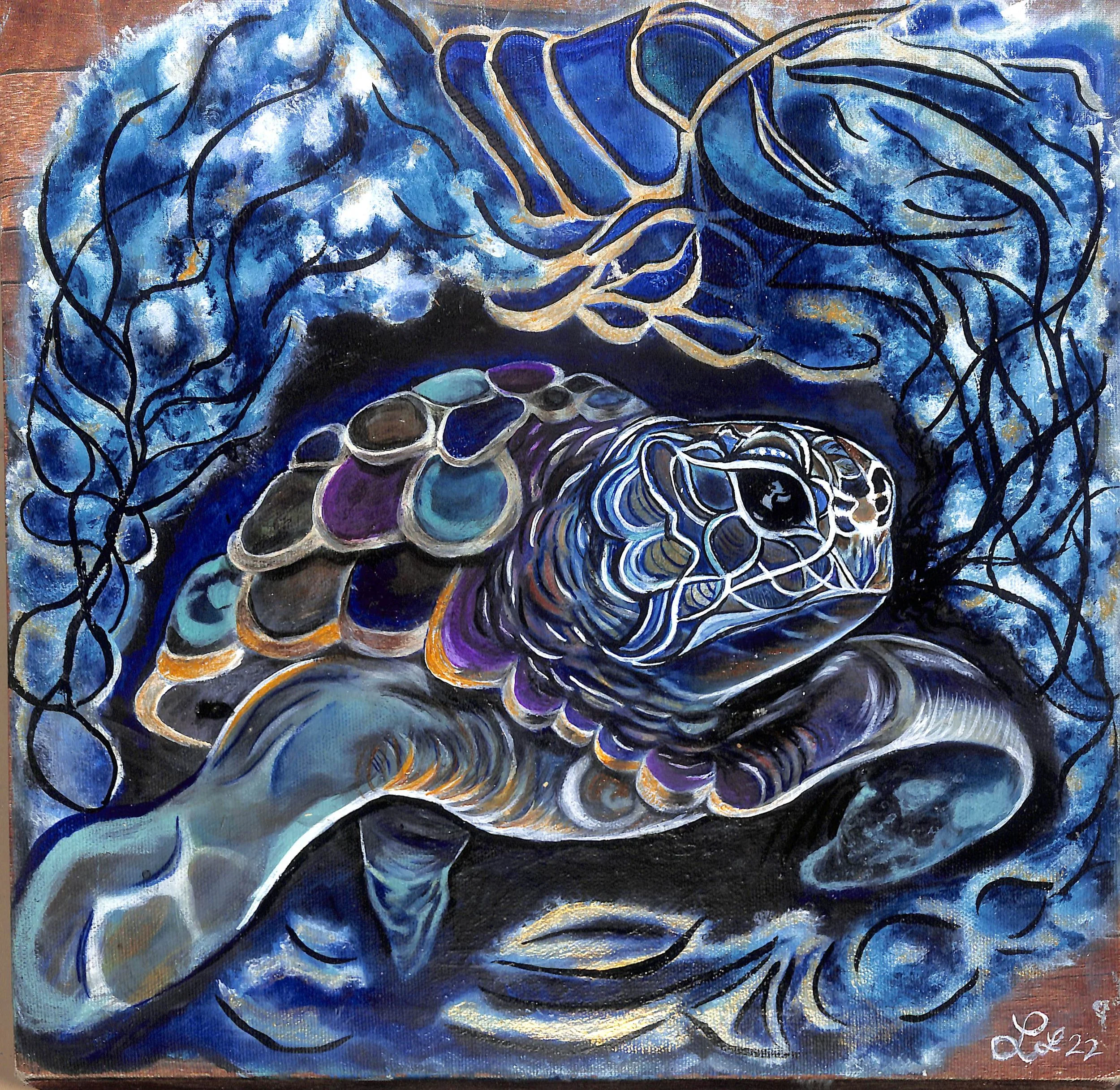 Original Painting Albert on Canvas